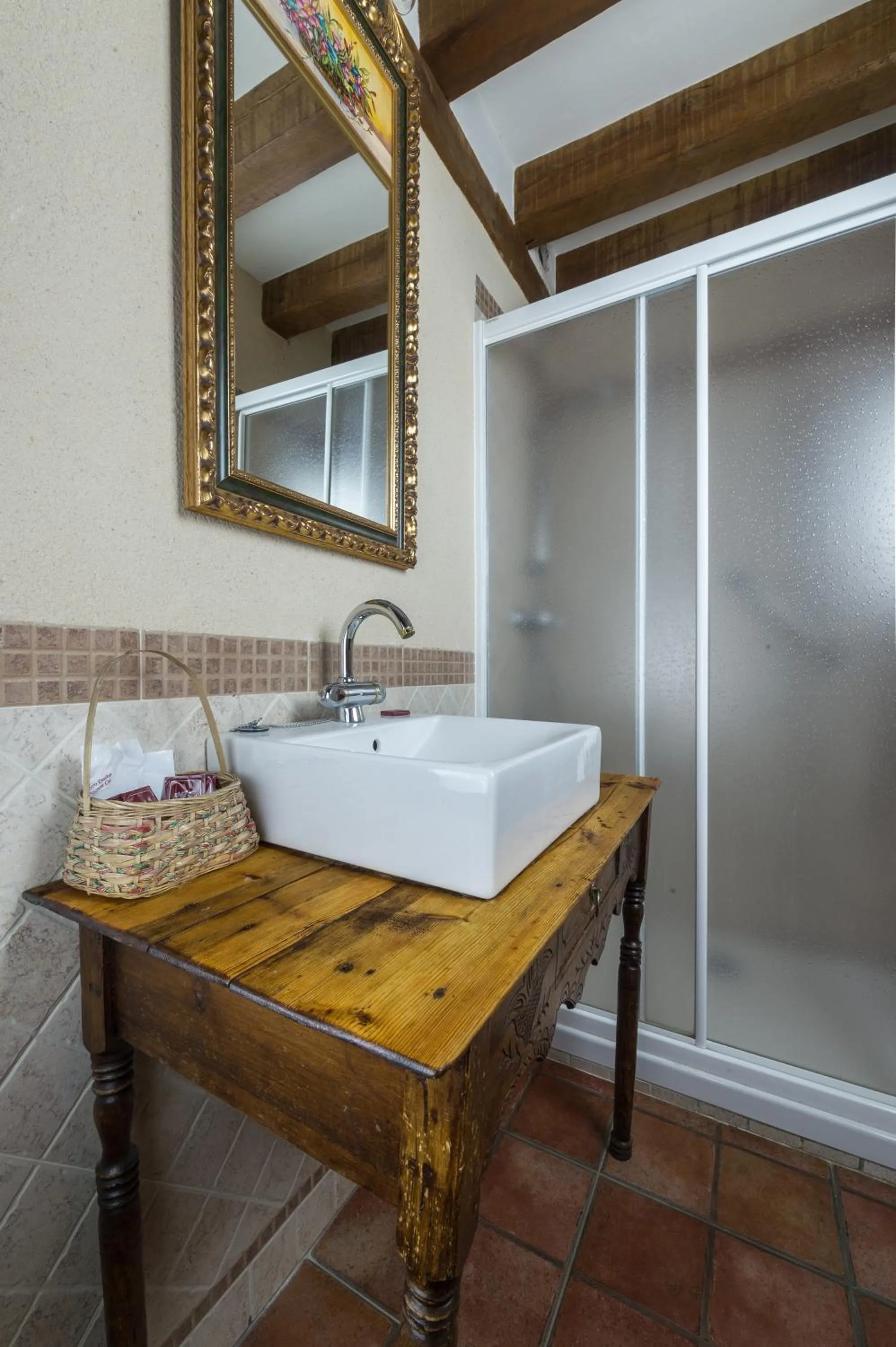 Shower in Apartamentos Lobiche