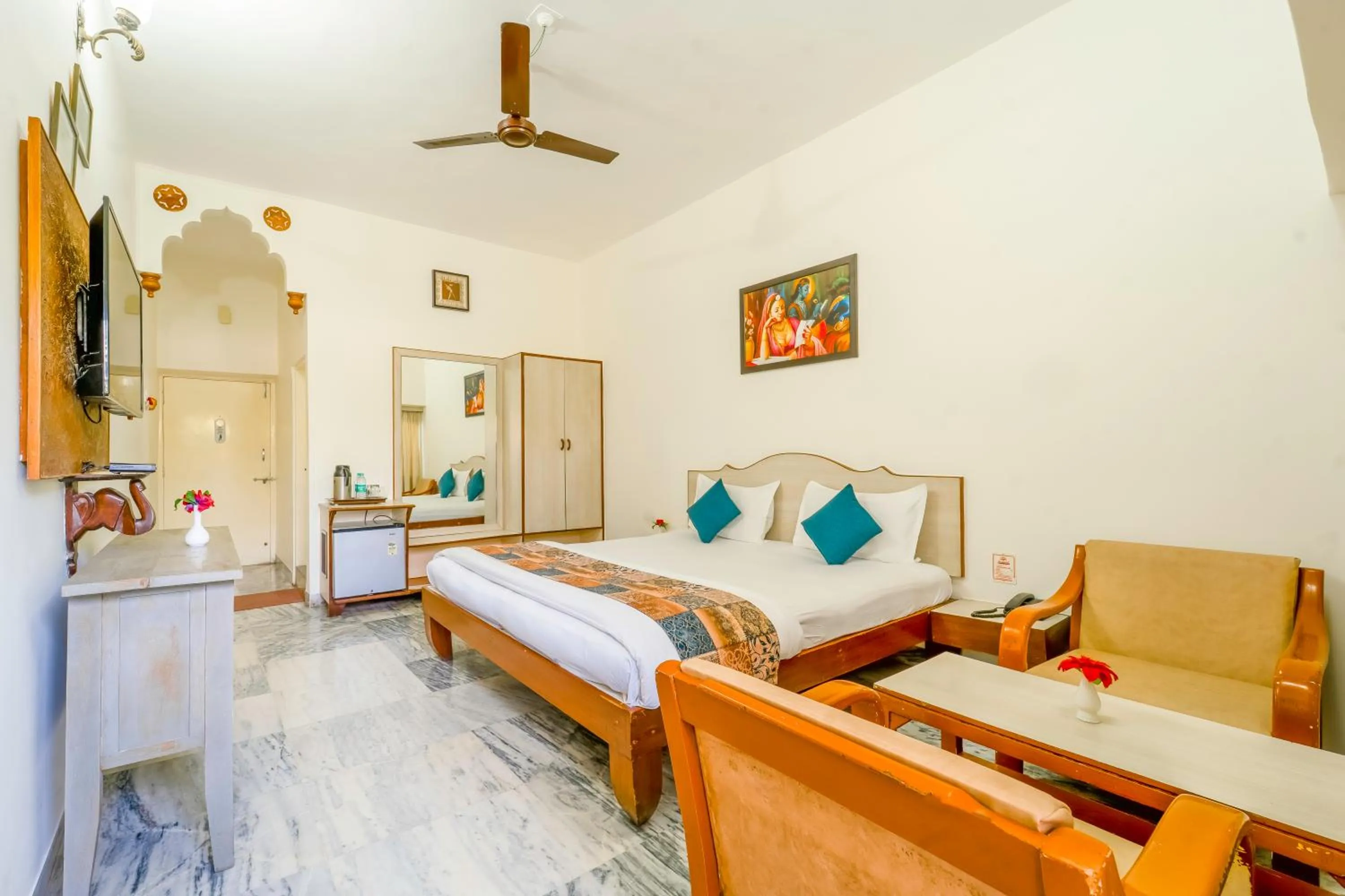 Bedroom in Hotel Chandrawati Palace