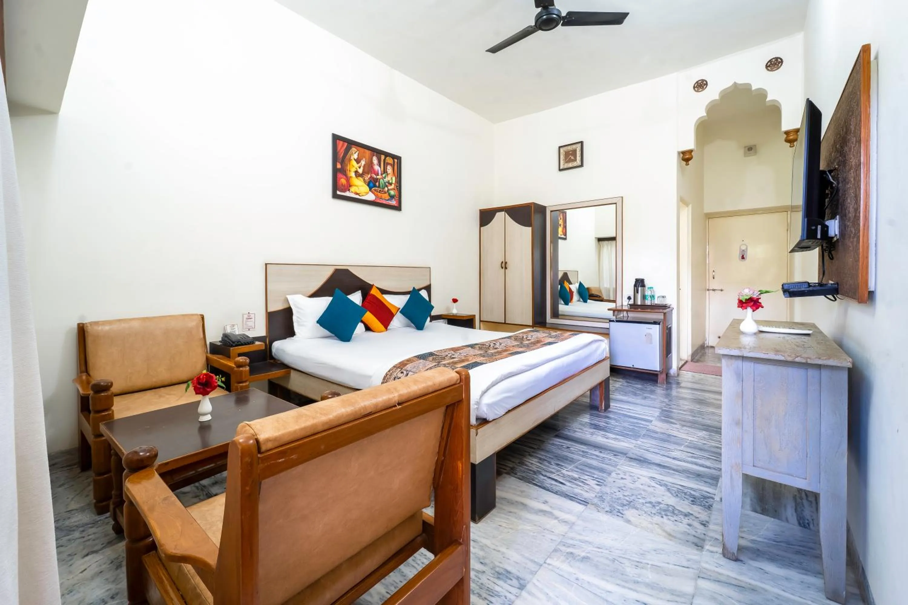 Bedroom in Hotel Chandrawati Palace