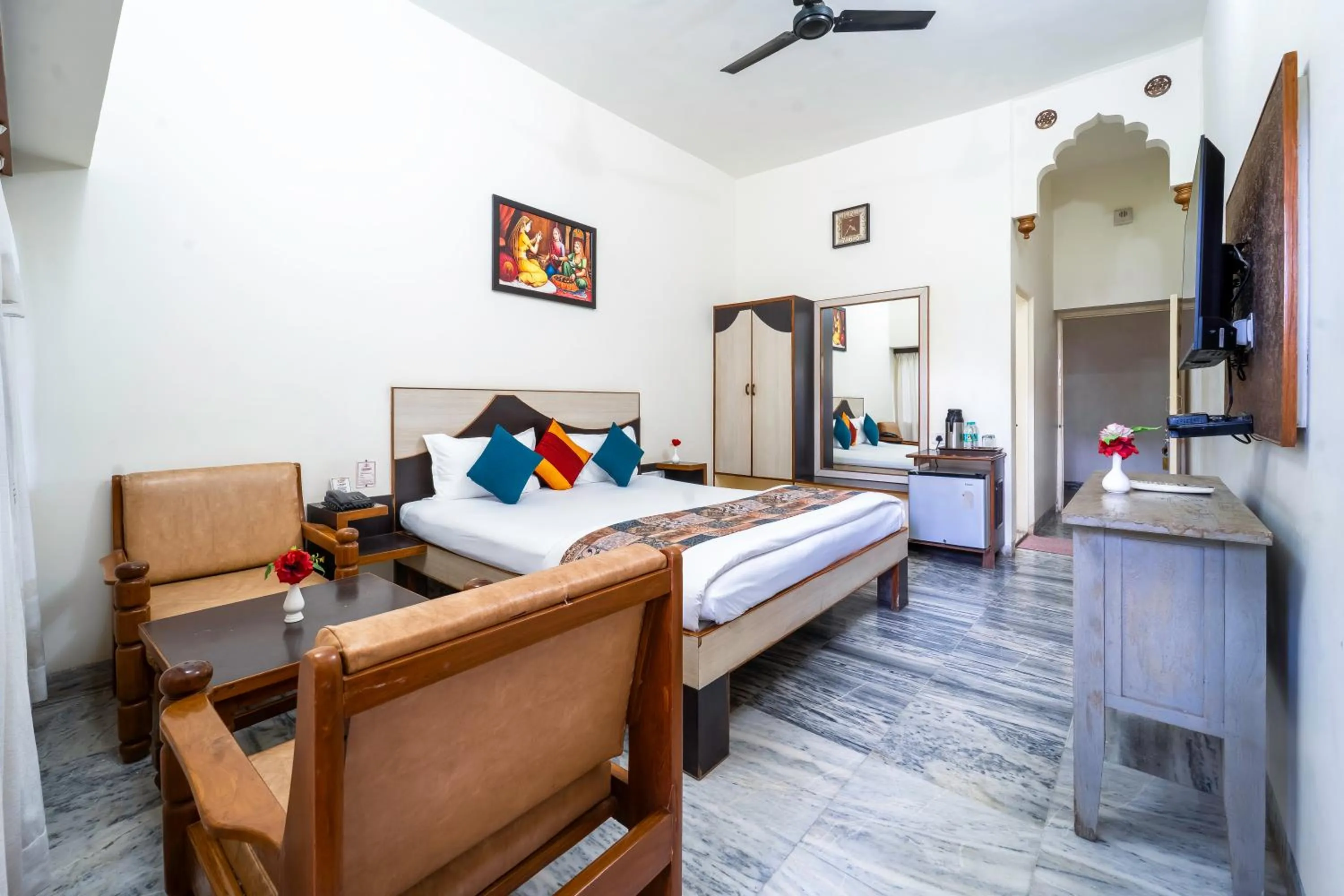 Bedroom in Hotel Chandrawati Palace