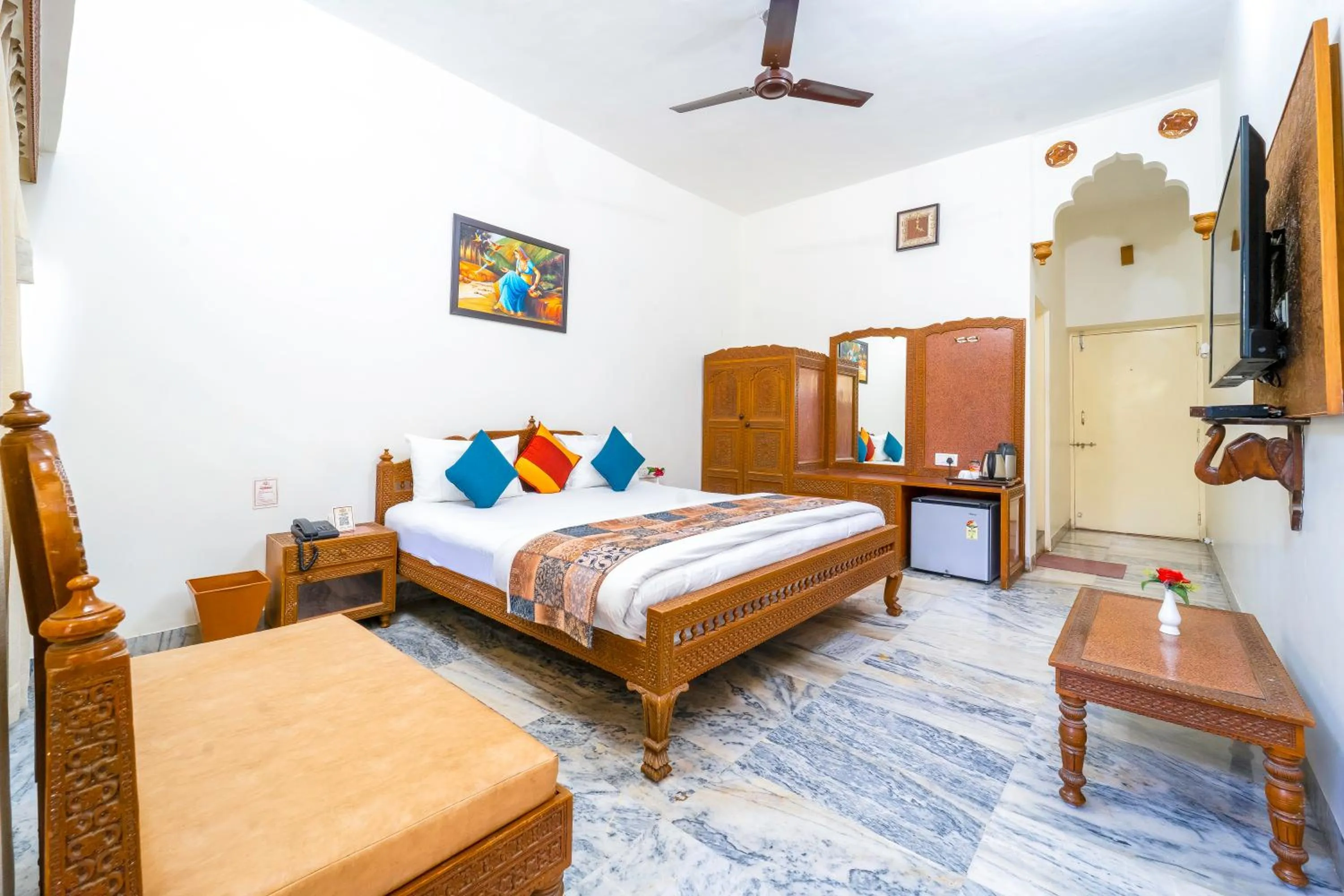 Bedroom in Hotel Chandrawati Palace