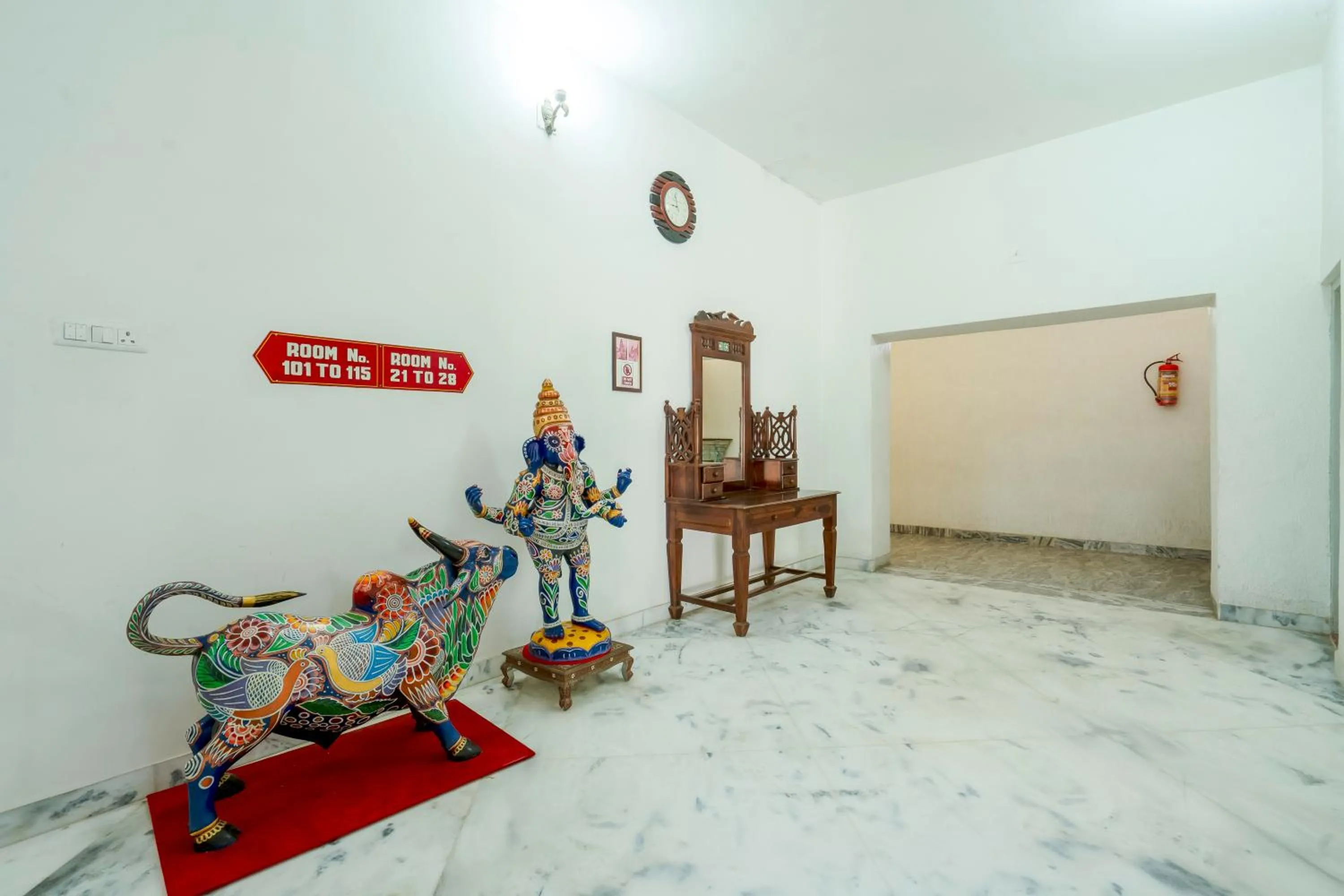 Lobby or reception in Hotel Chandrawati Palace