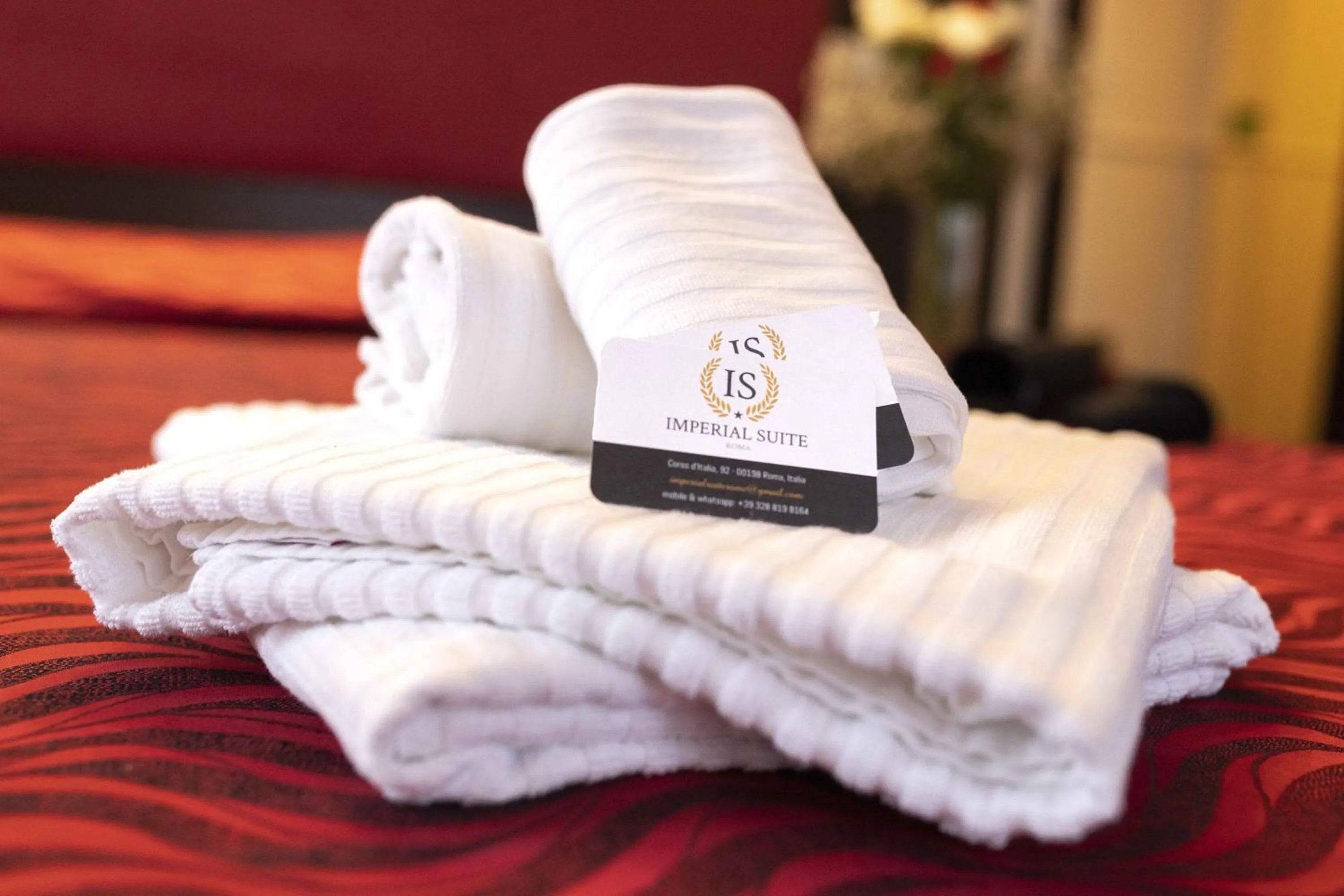 Bed in Imperial Suite Guest House