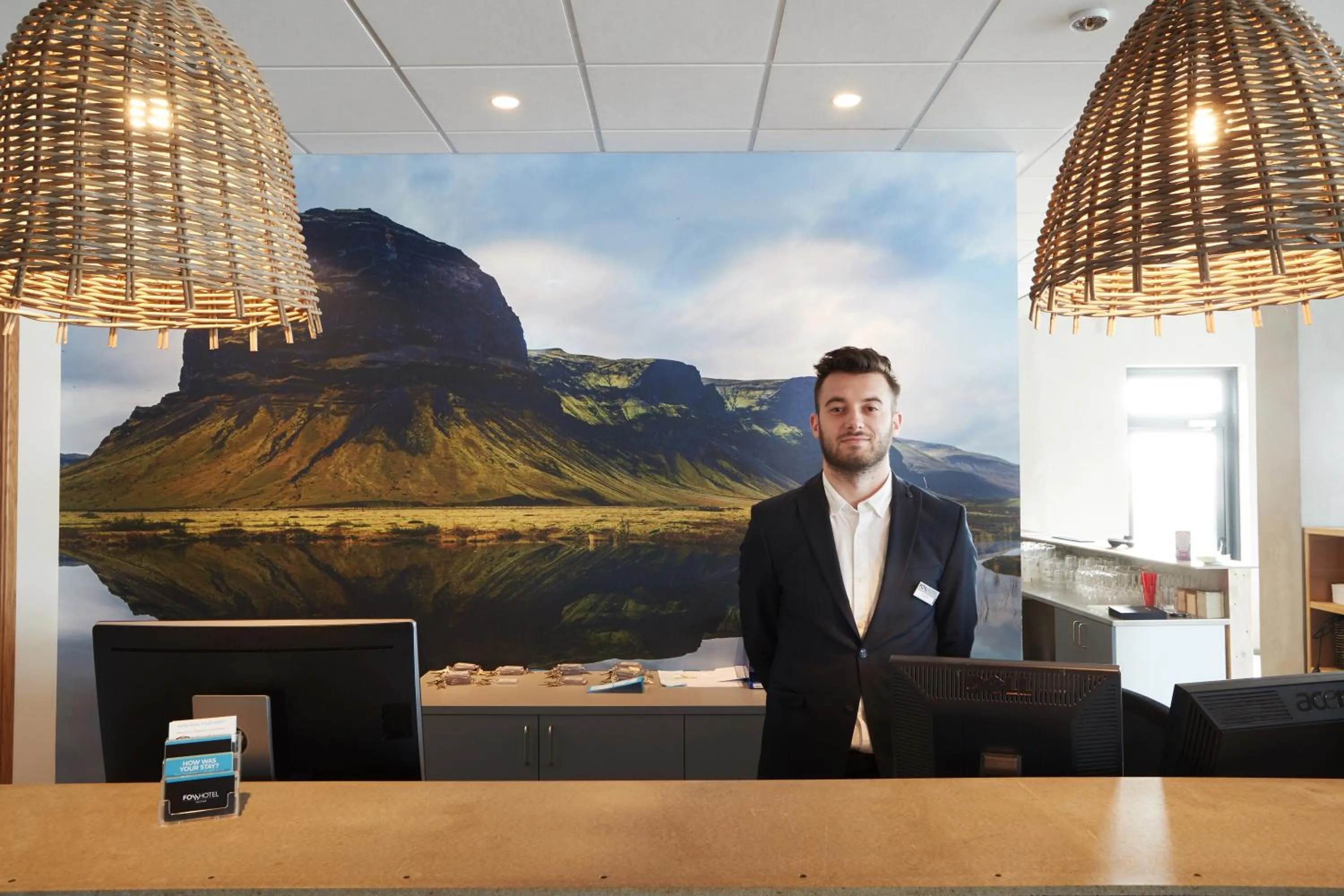 Lobby or reception in Fosshotel Nupar