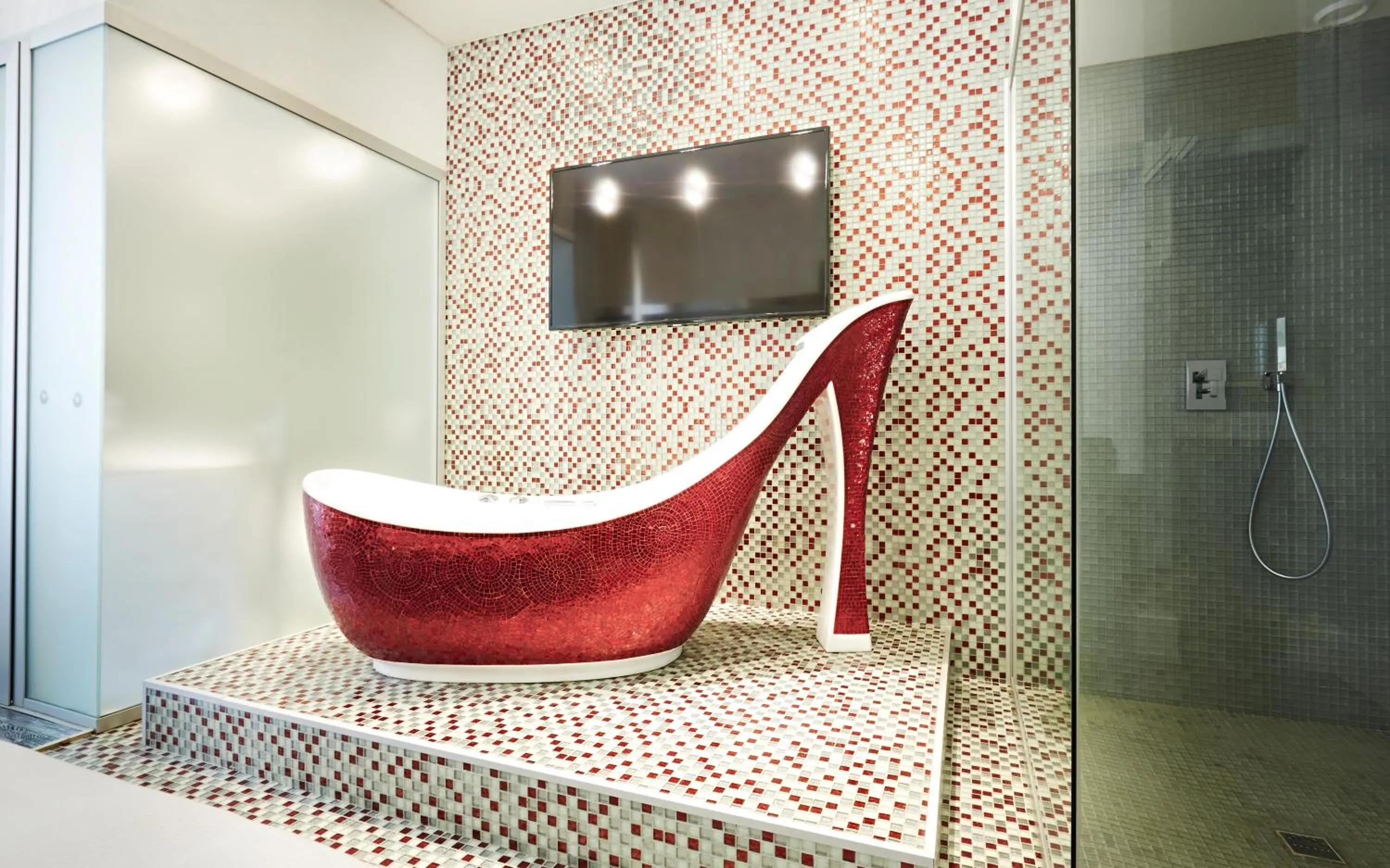 Bathroom in LE RÊVE DE NAIM Roma