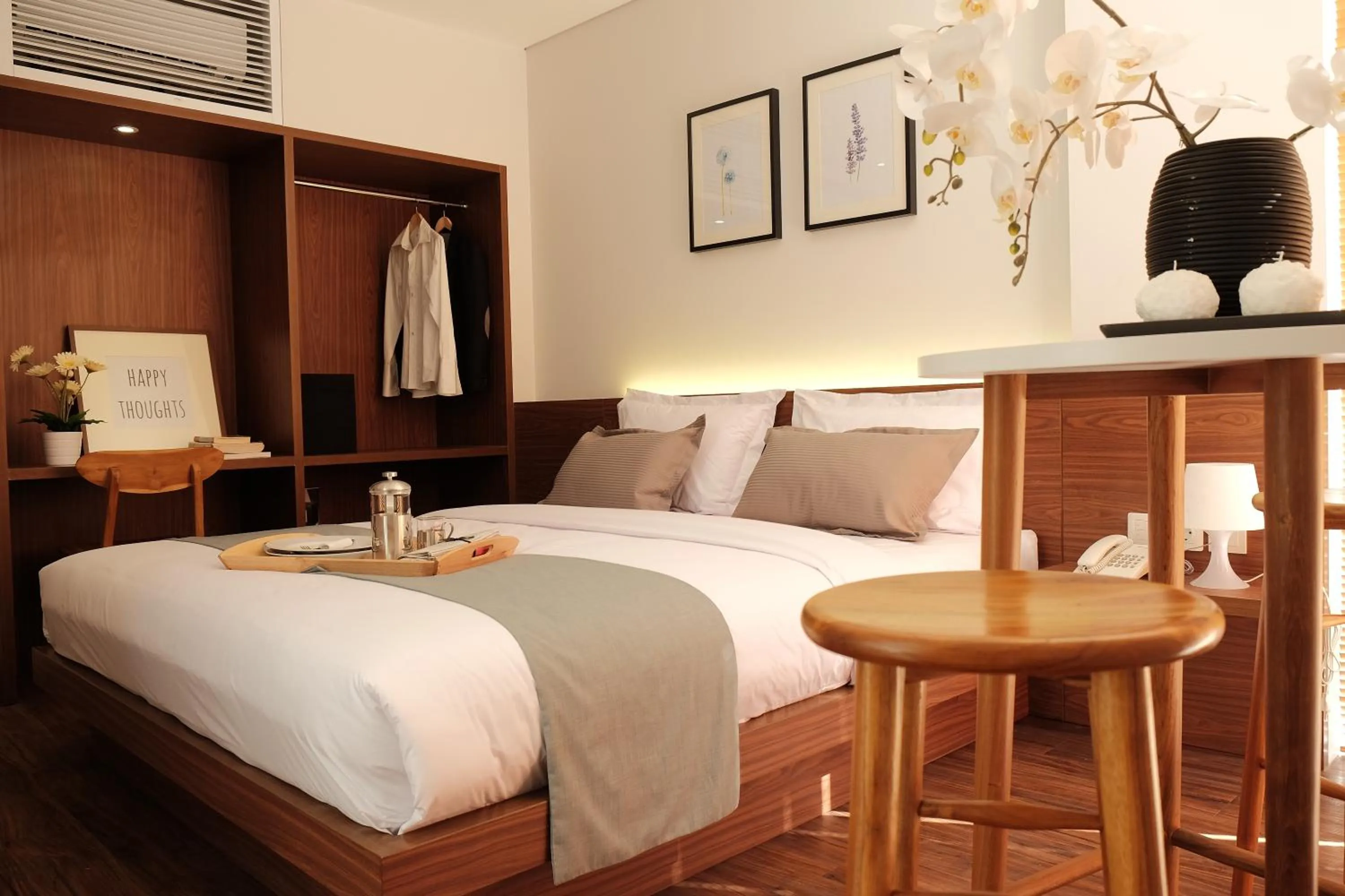 Bed in FLAT06.Tendean