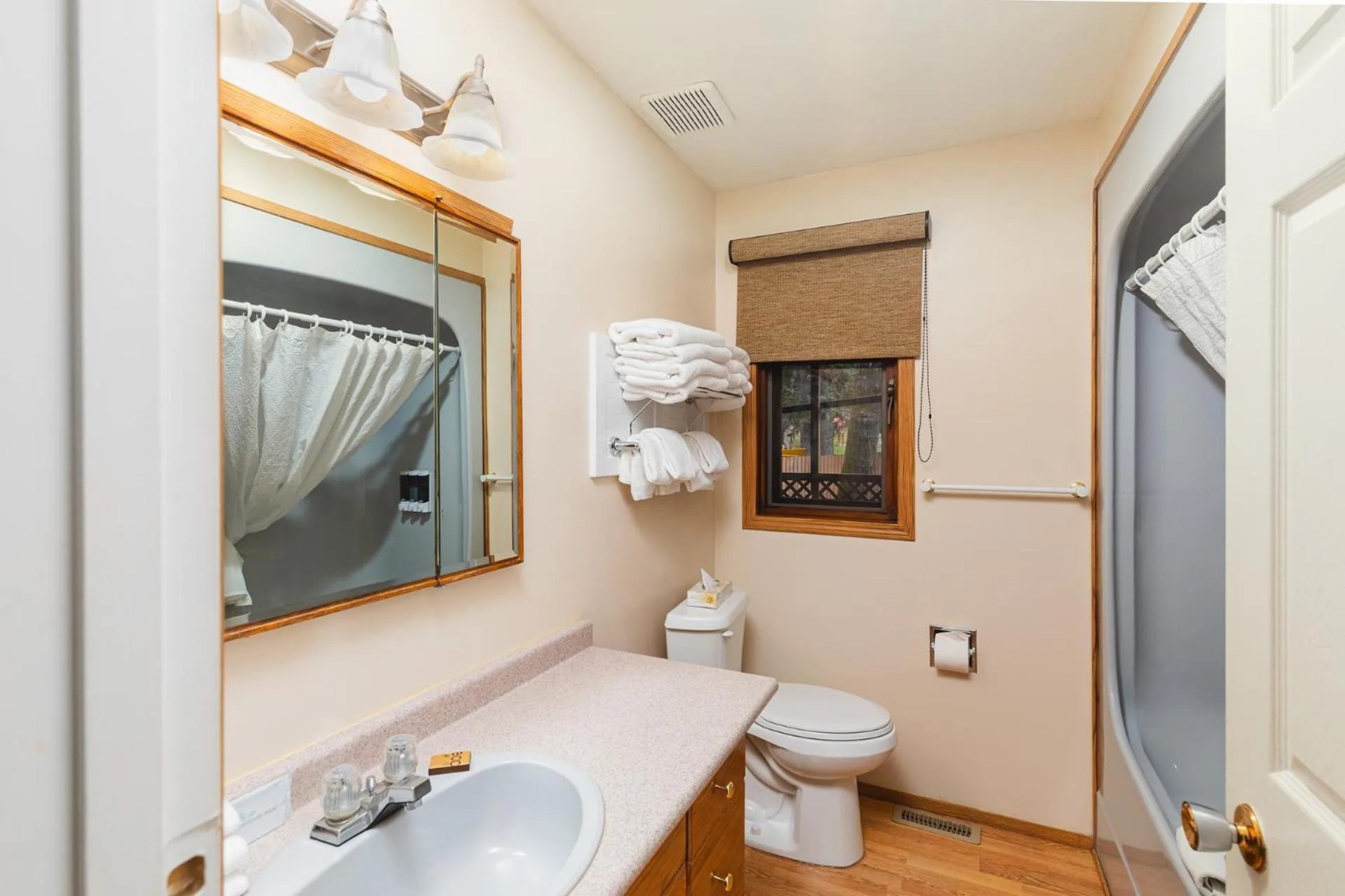 Bathroom in Overlander Mountain Lodge