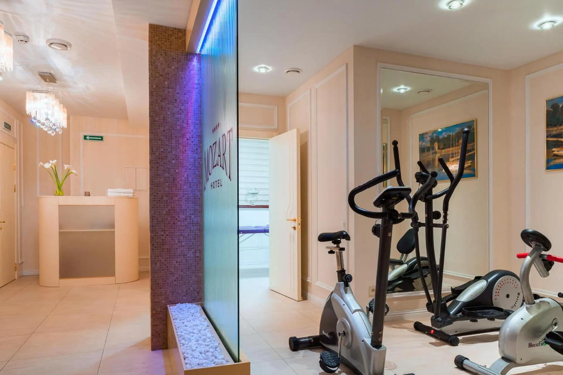 Fitness centre/facilities in Mozart Hotel