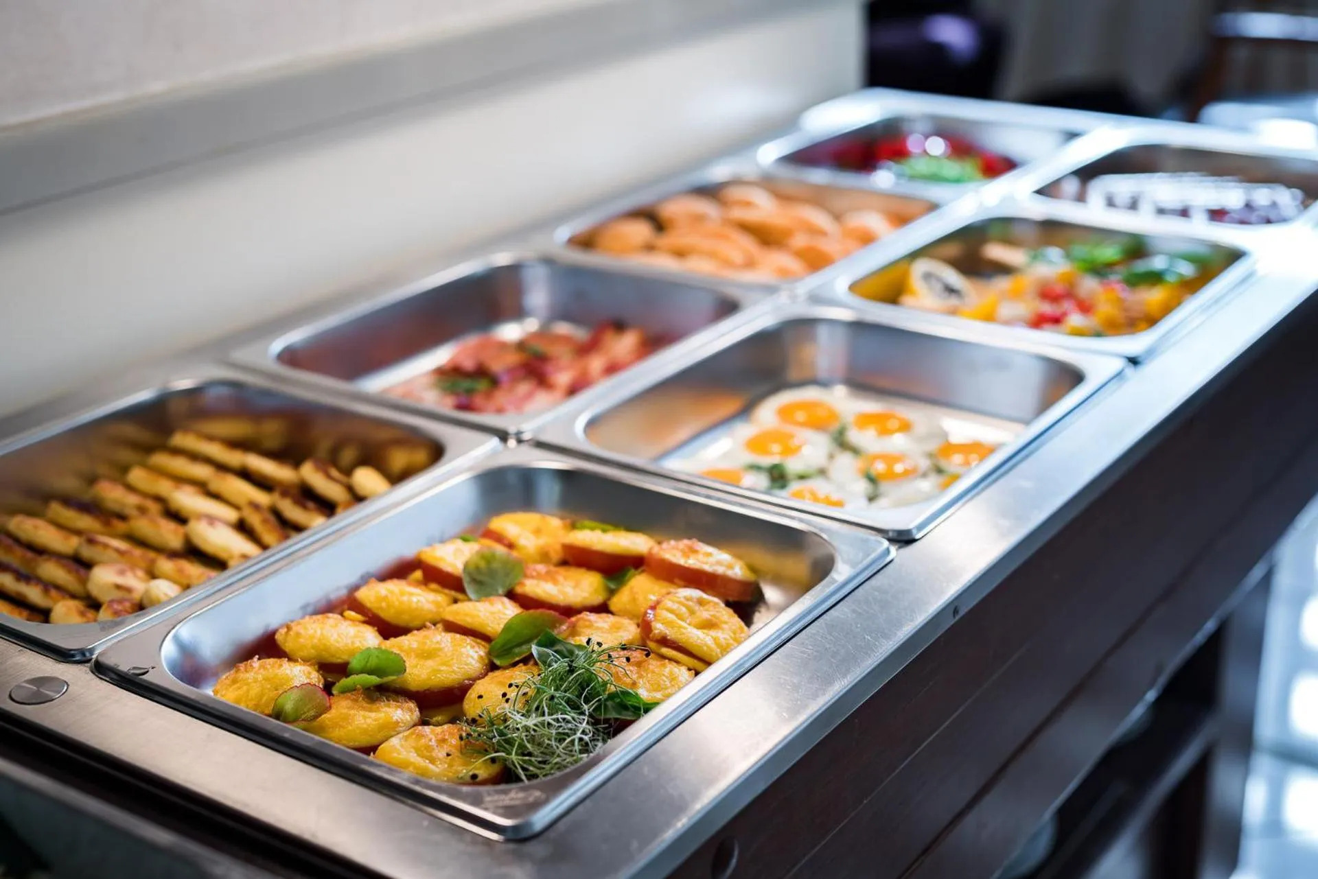 Buffet breakfast in Mozart Hotel