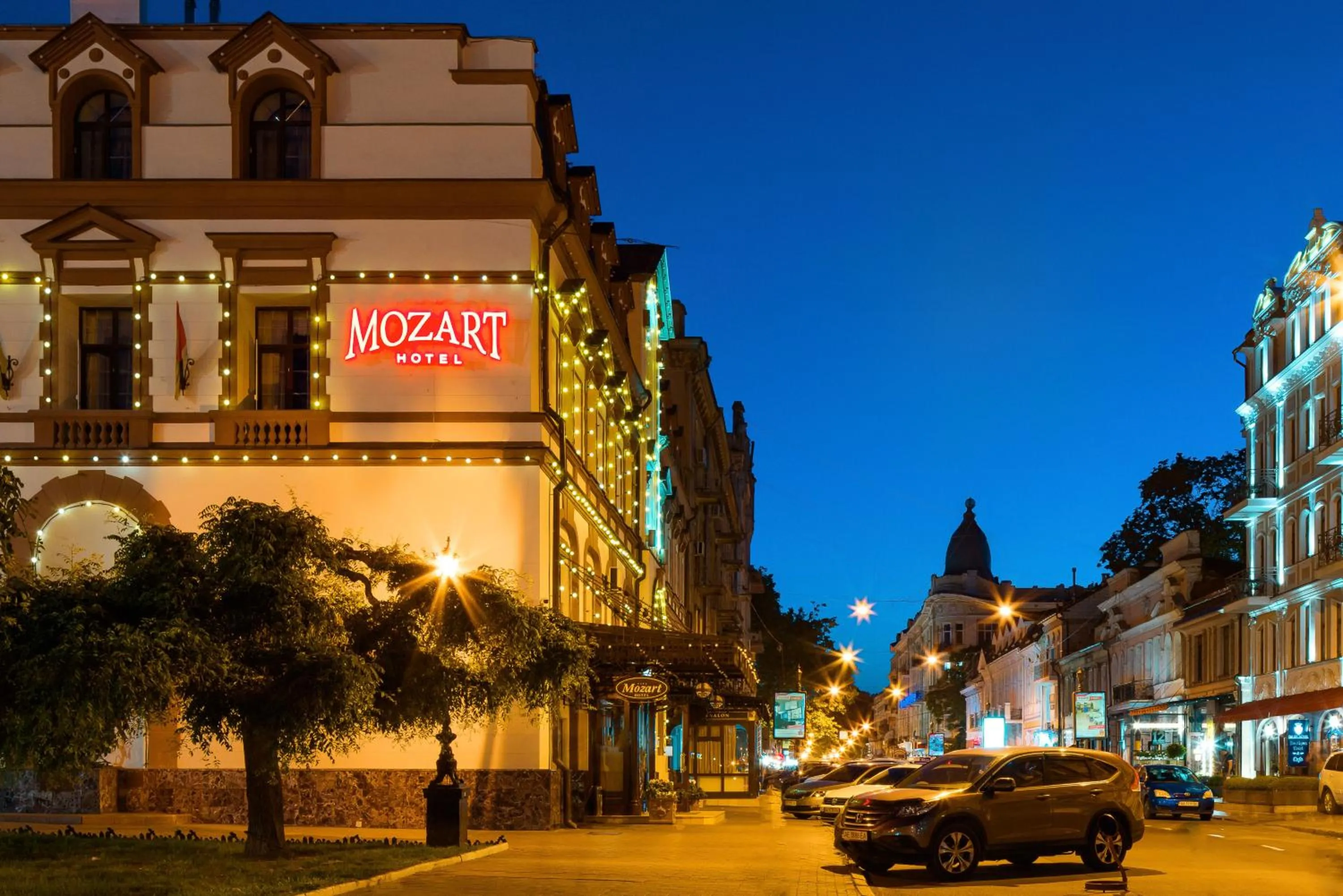 Property building in Mozart Hotel