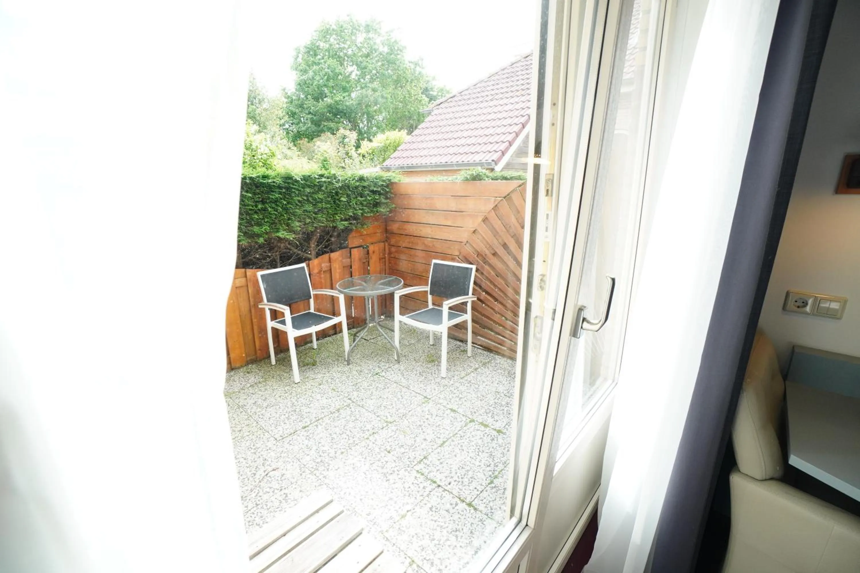 Patio in Hotel Den Burg