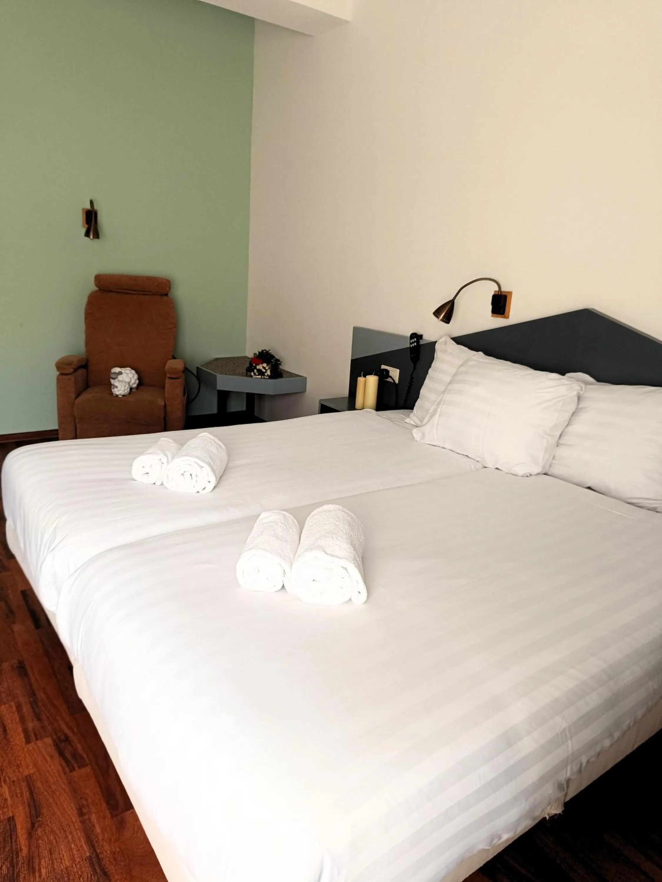 Bed in Hotel Den Burg