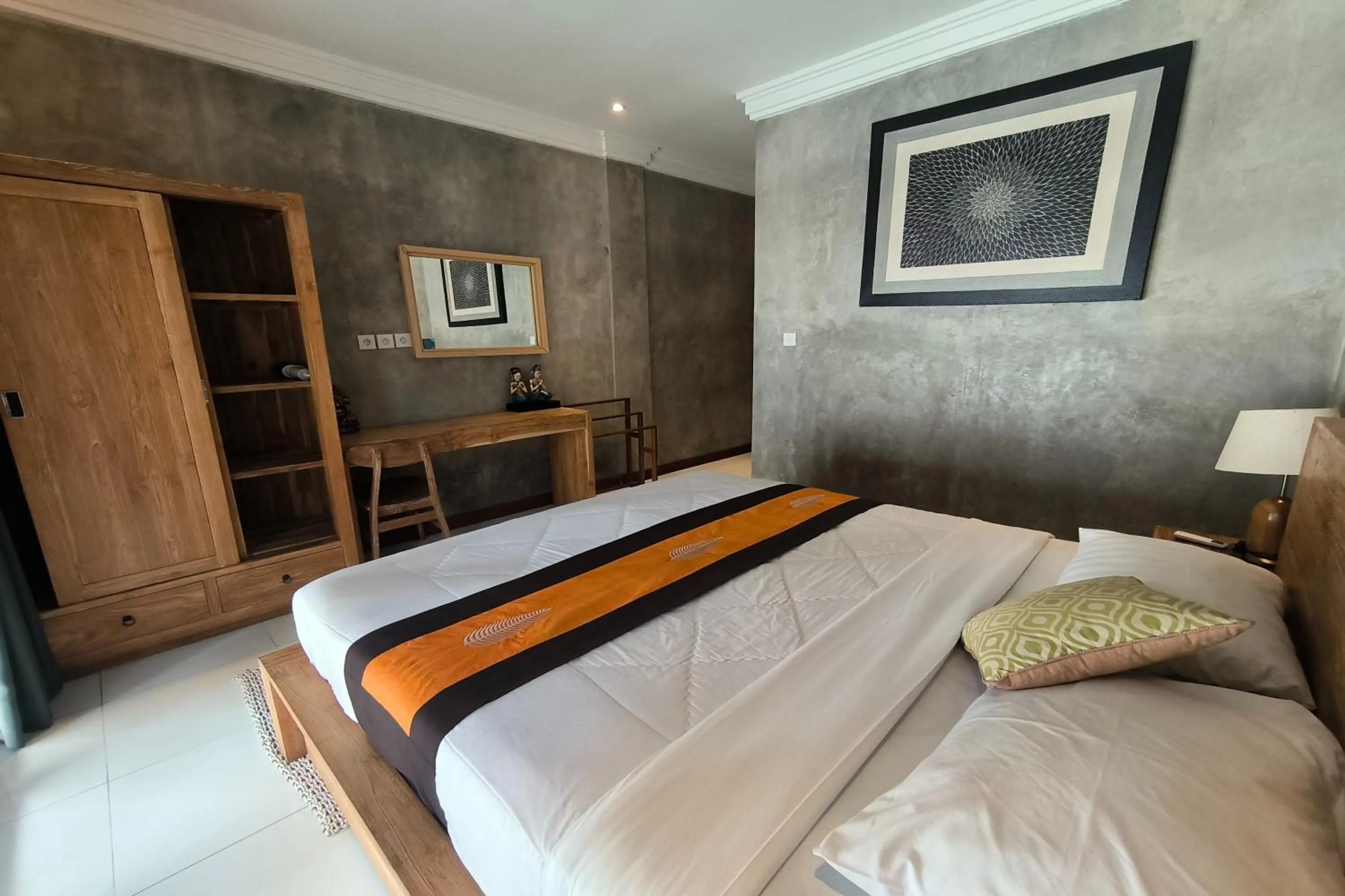 Bed in Bhuana Shanti Homestay Ubud