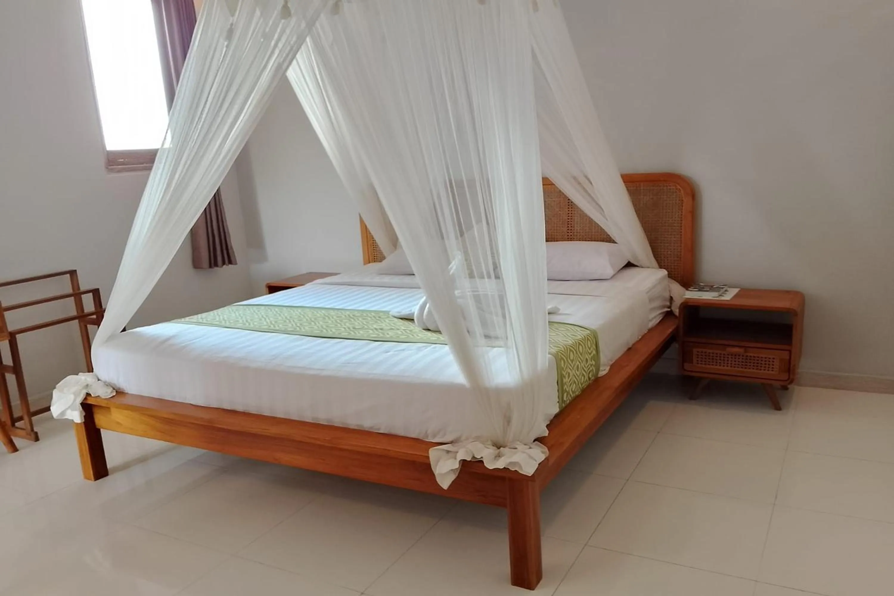 Bed in Bhuana Shanti Homestay Ubud