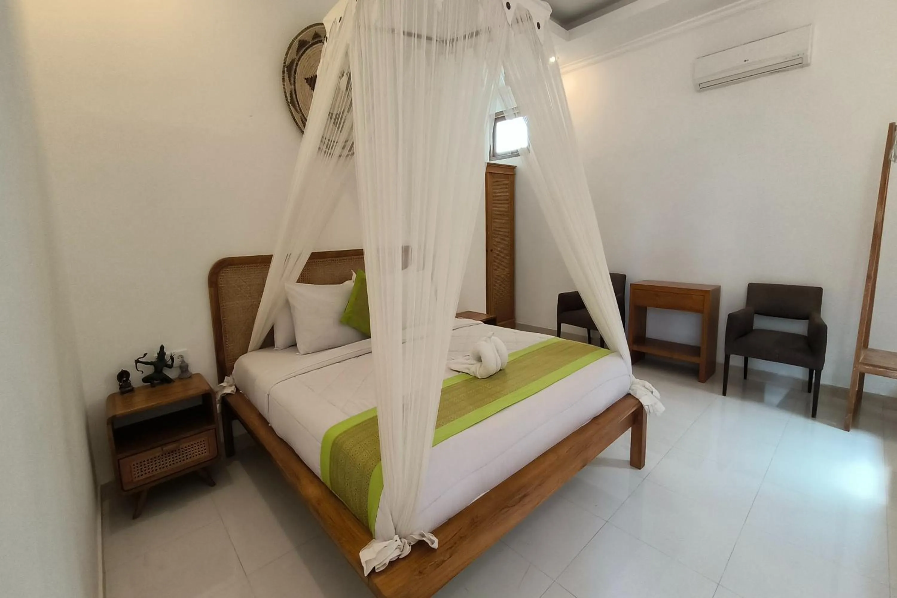 Bed in Bhuana Shanti Homestay Ubud