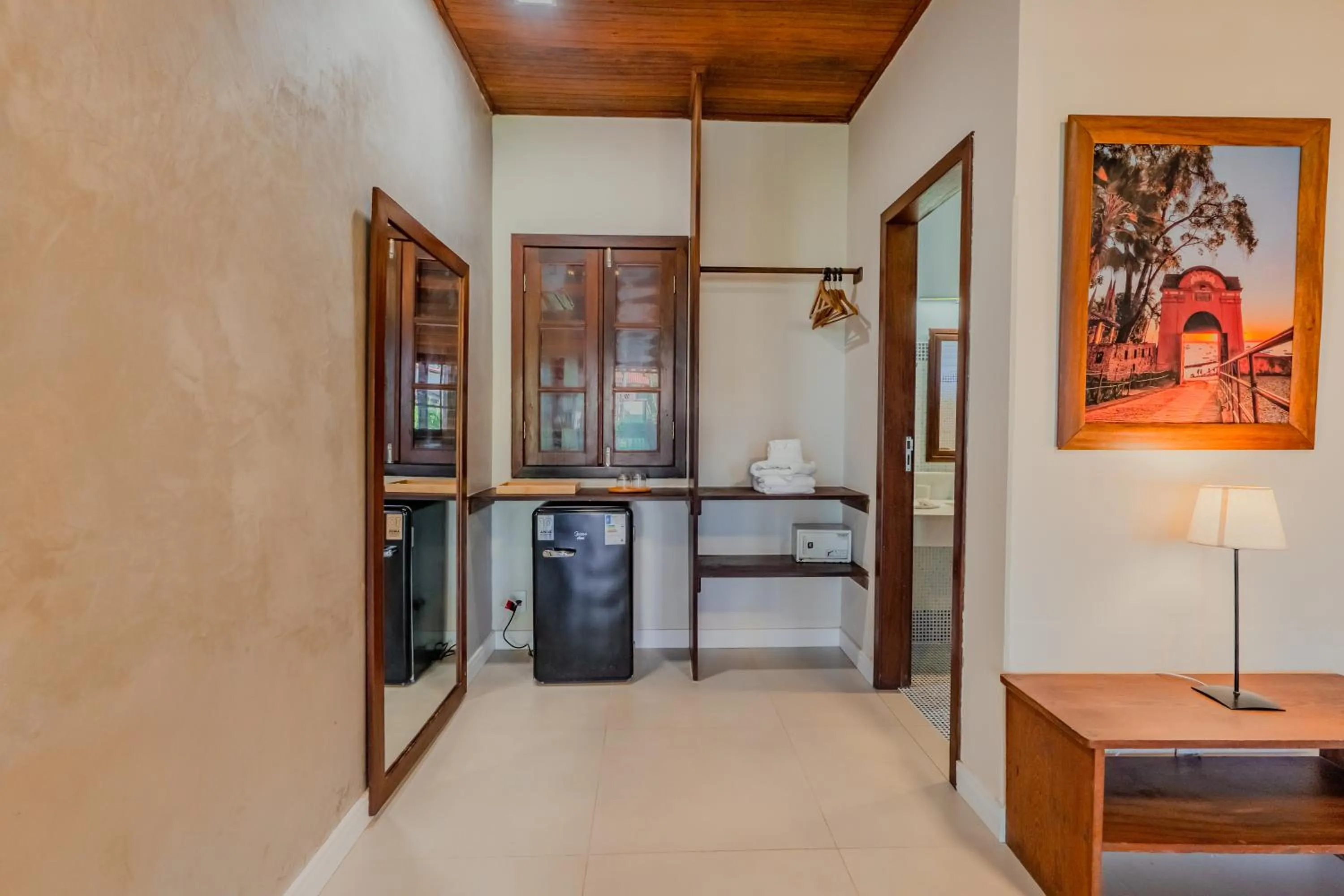 Bed in Pousada Caeira