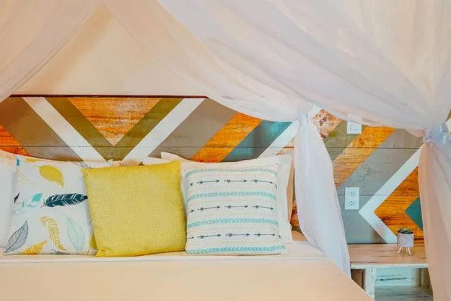 Bed in Pousada Caeira