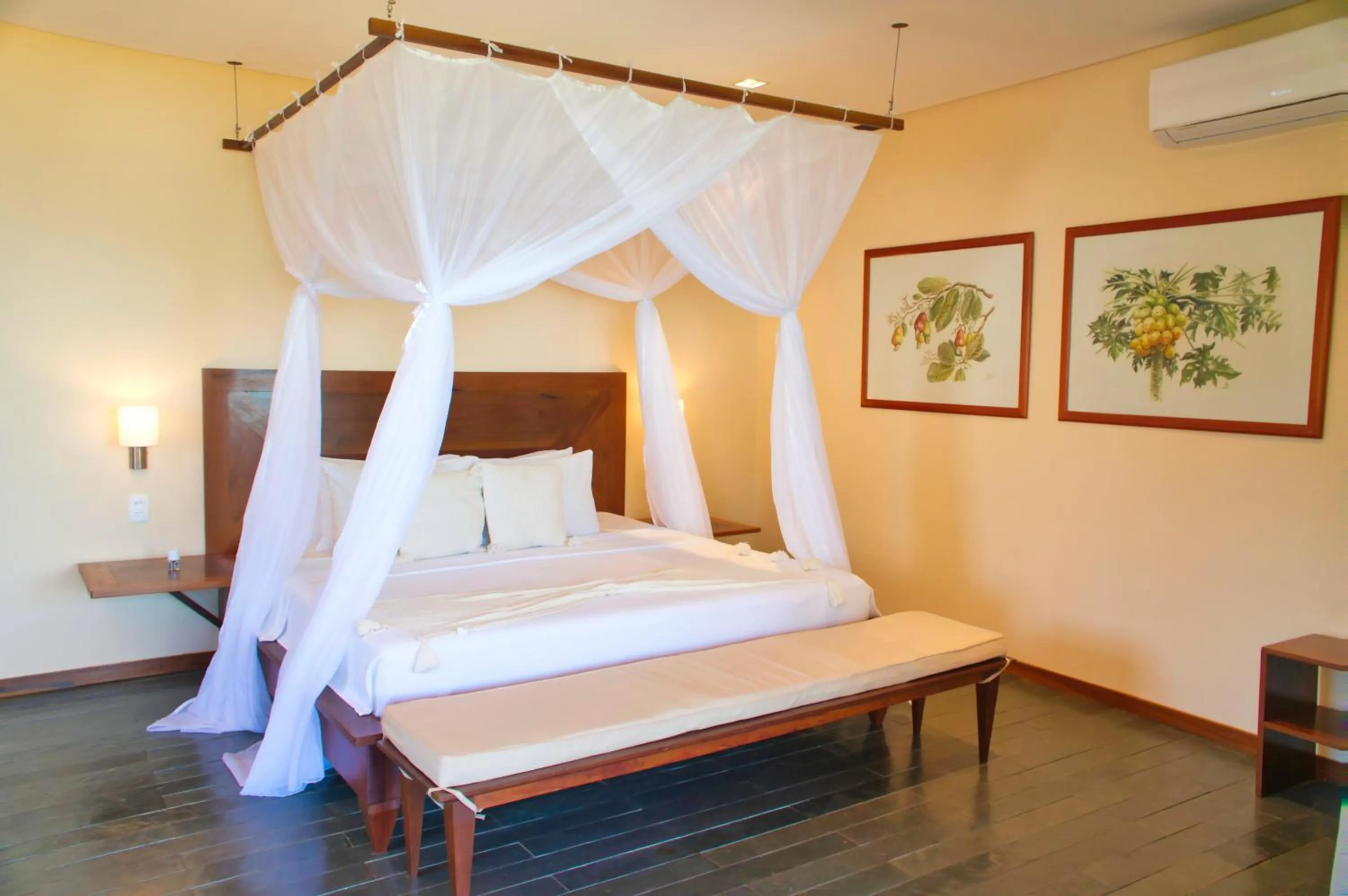 Bed in Pousada Caeira