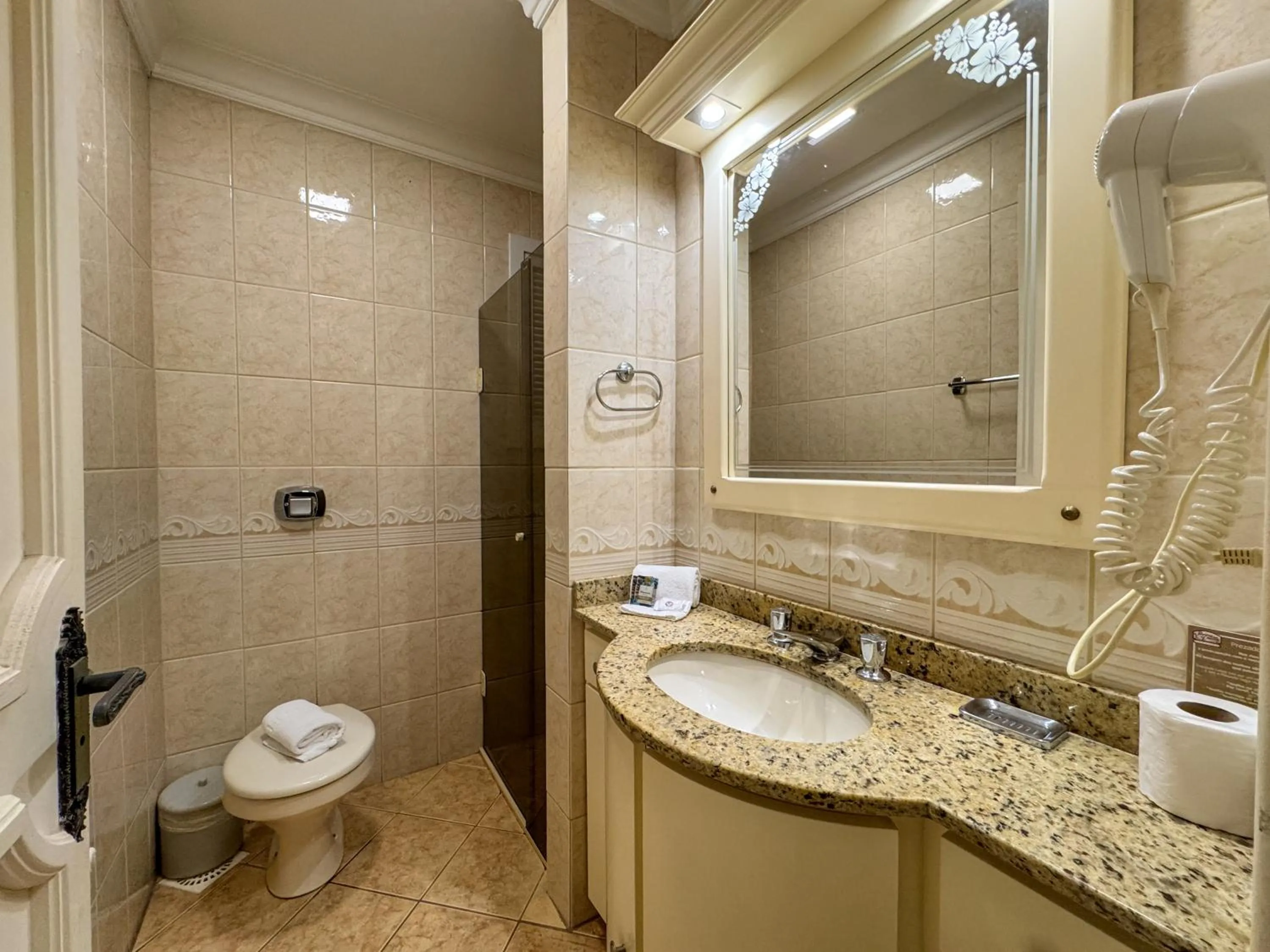 Bathroom in Pousada Serra Valle