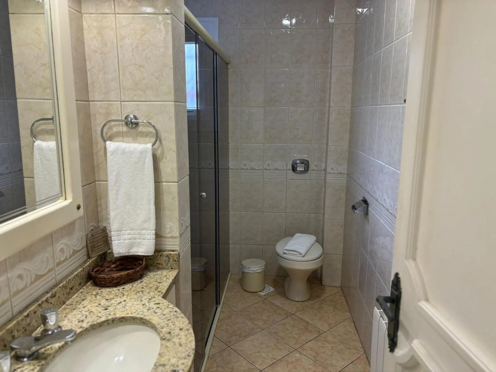 Bathroom in Pousada Serra Valle