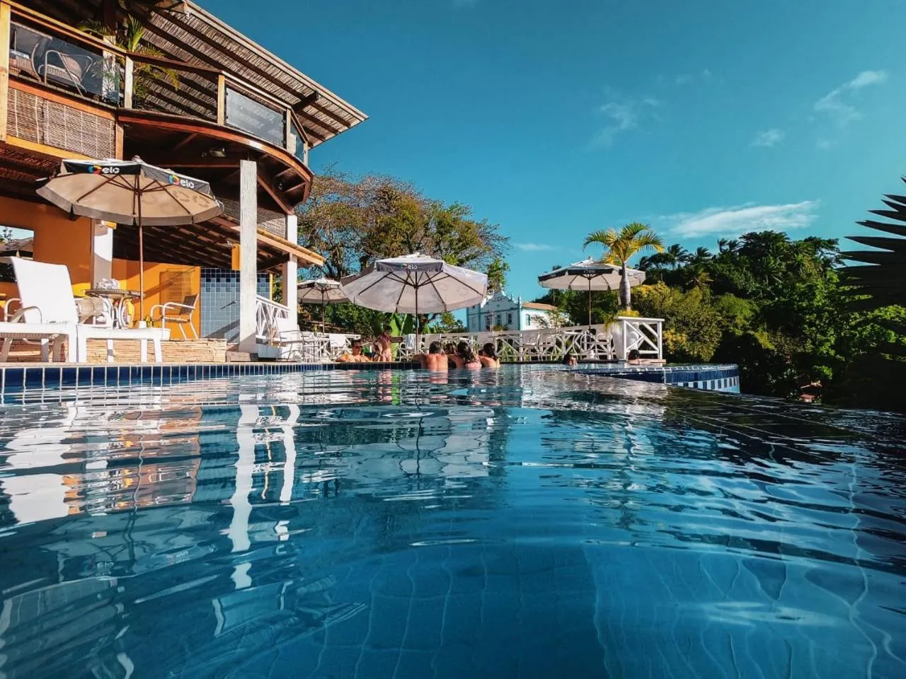 Swimming pool in Passárgada Pousada
