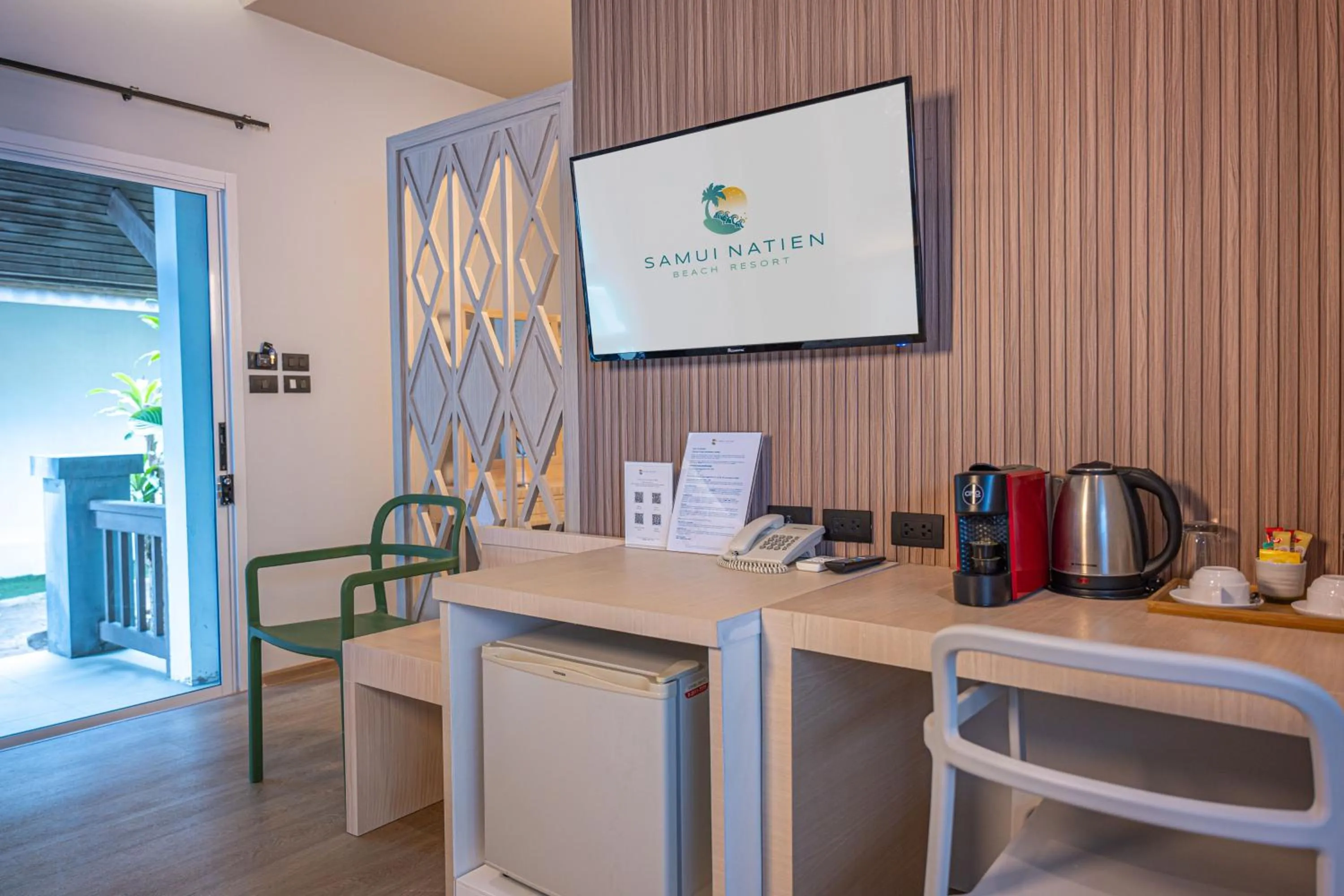 Bed in Samui Natien Resort