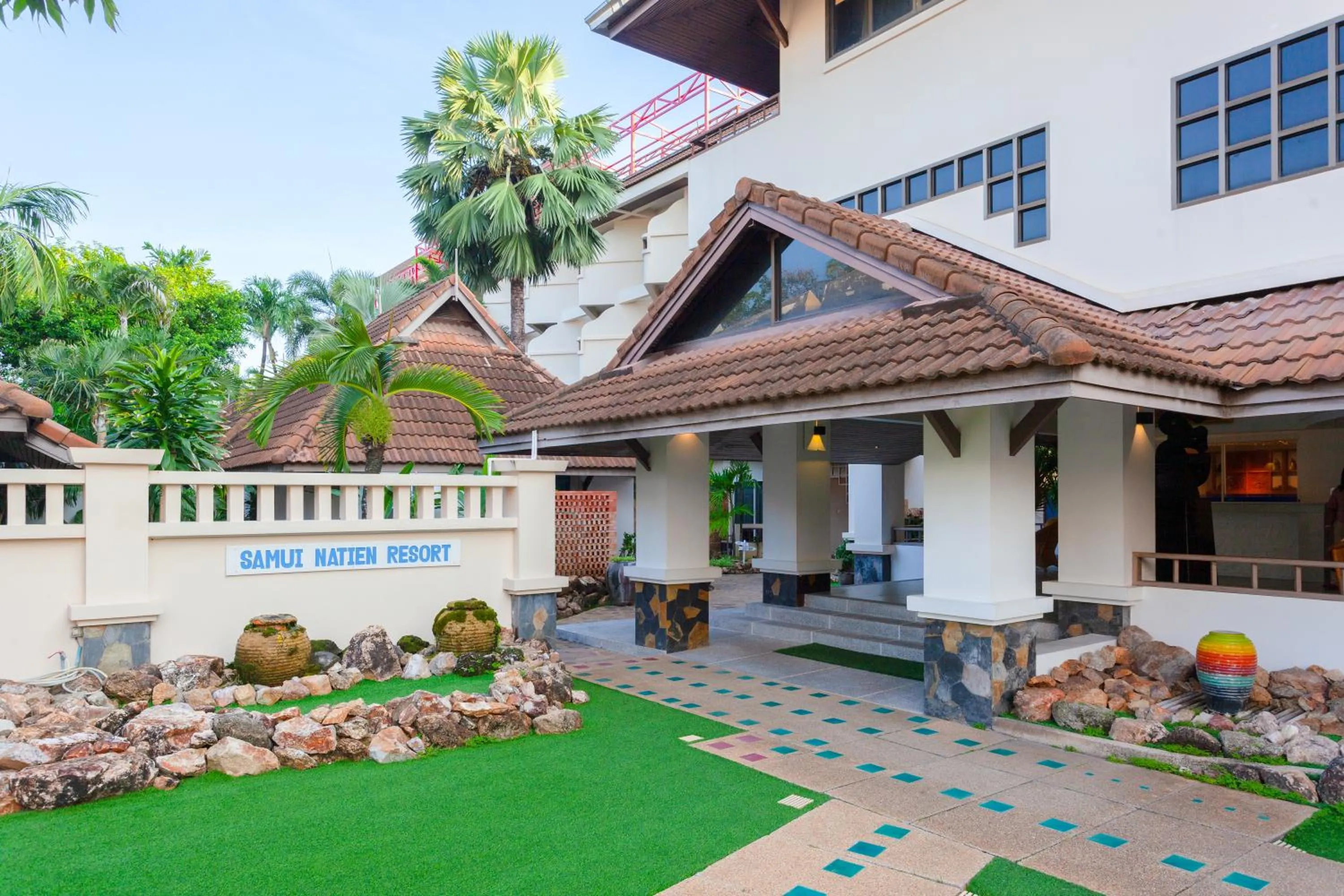 Facade/entrance in Samui Natien Resort