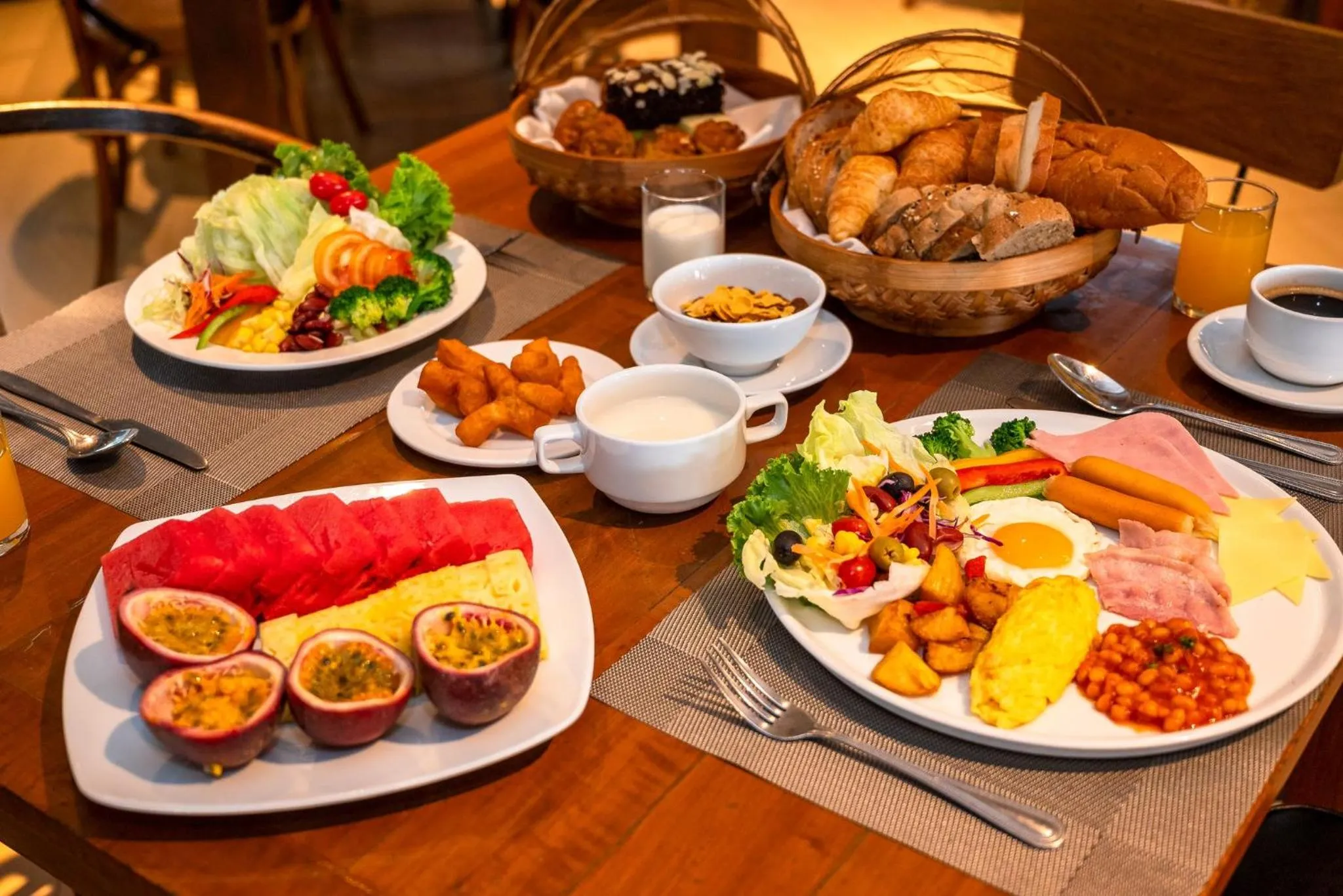 Buffet breakfast in Kacha Resort & Spa, Koh Chang