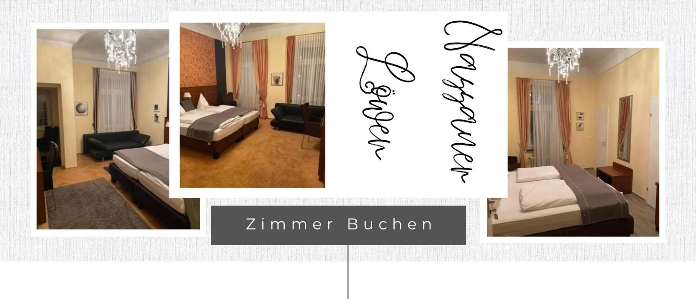 Bed in Hotel Restaurant Nassauer Löwen