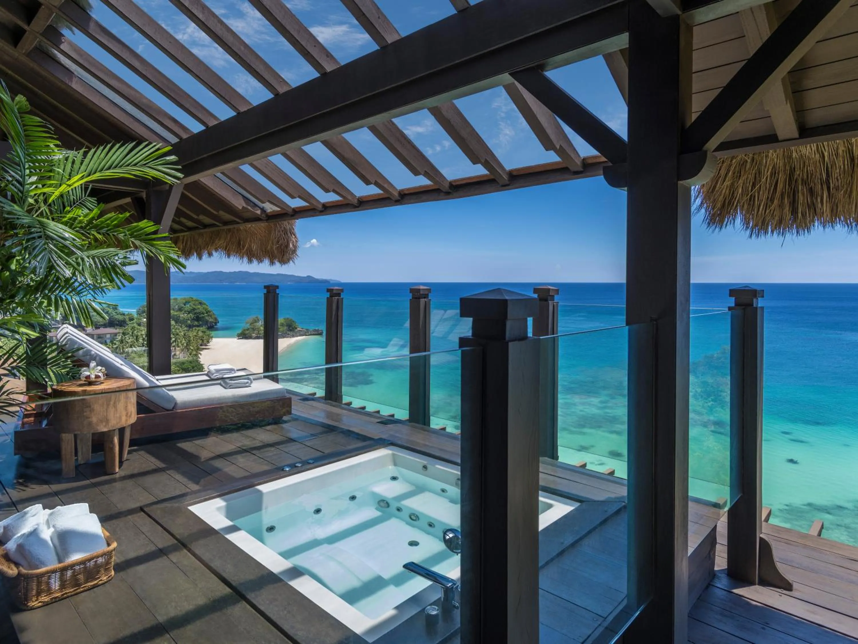 Balcony/Terrace in Shangri-La Boracay