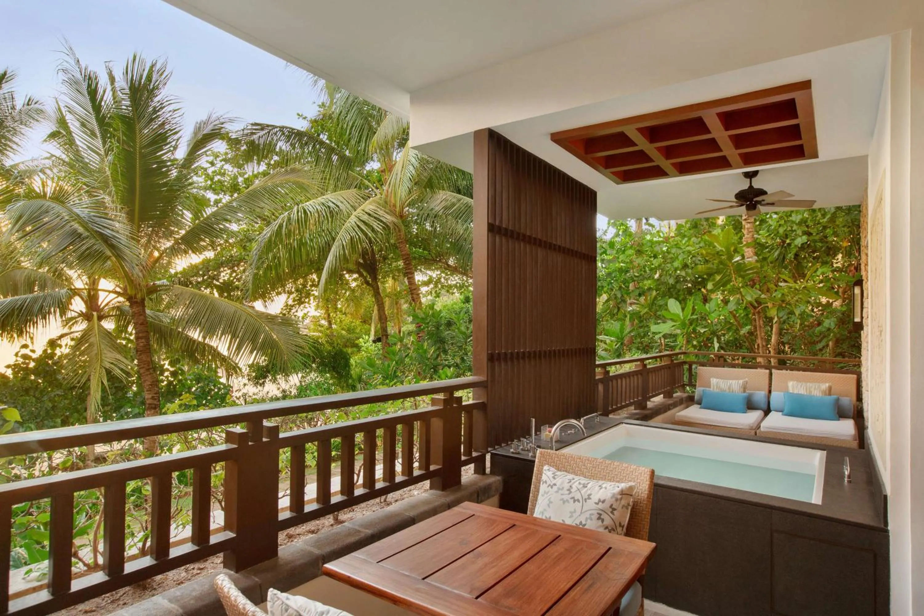 Patio in Shangri-La Boracay