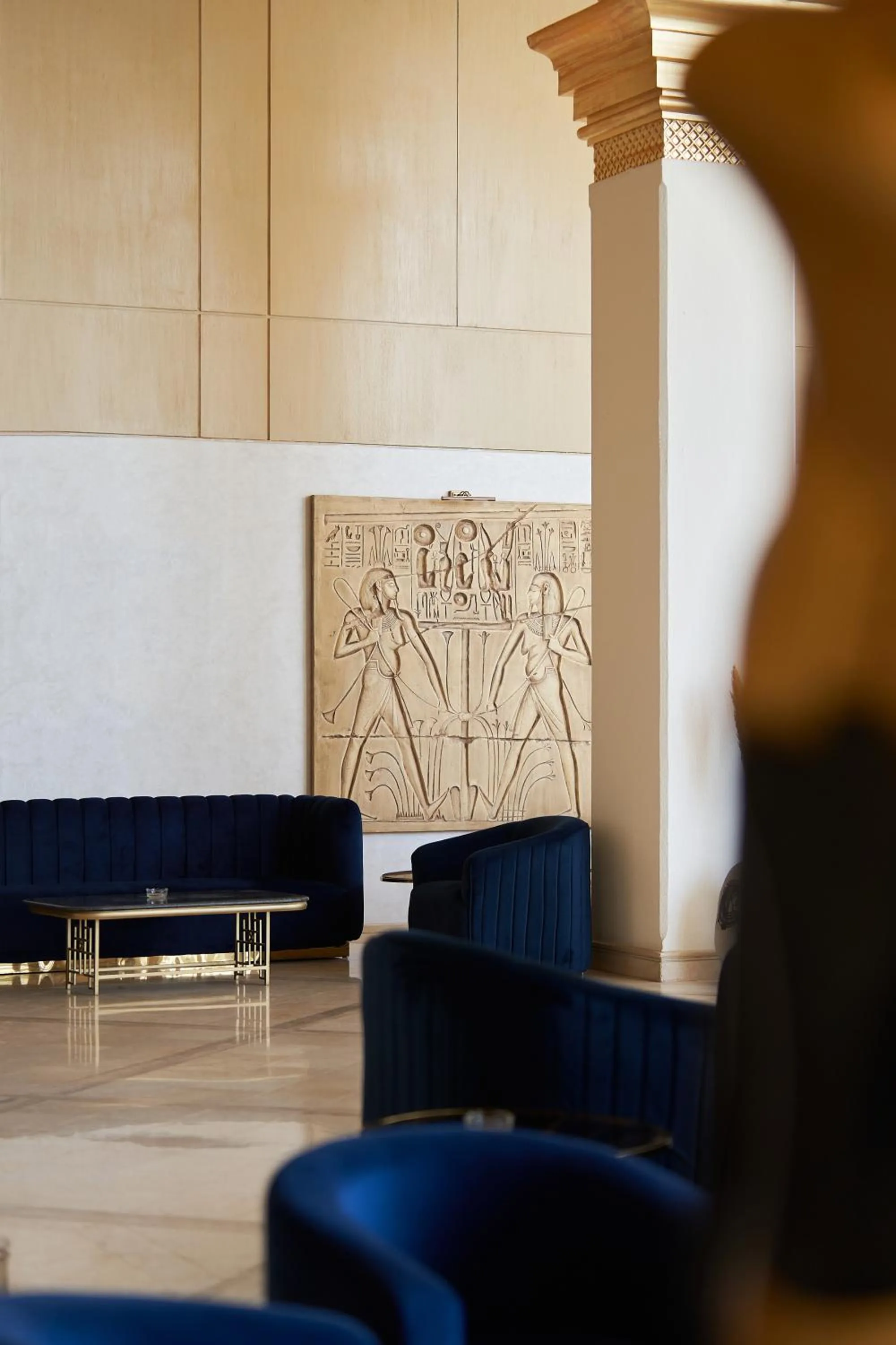 Seating area in Pyramids Park Resort Cairo