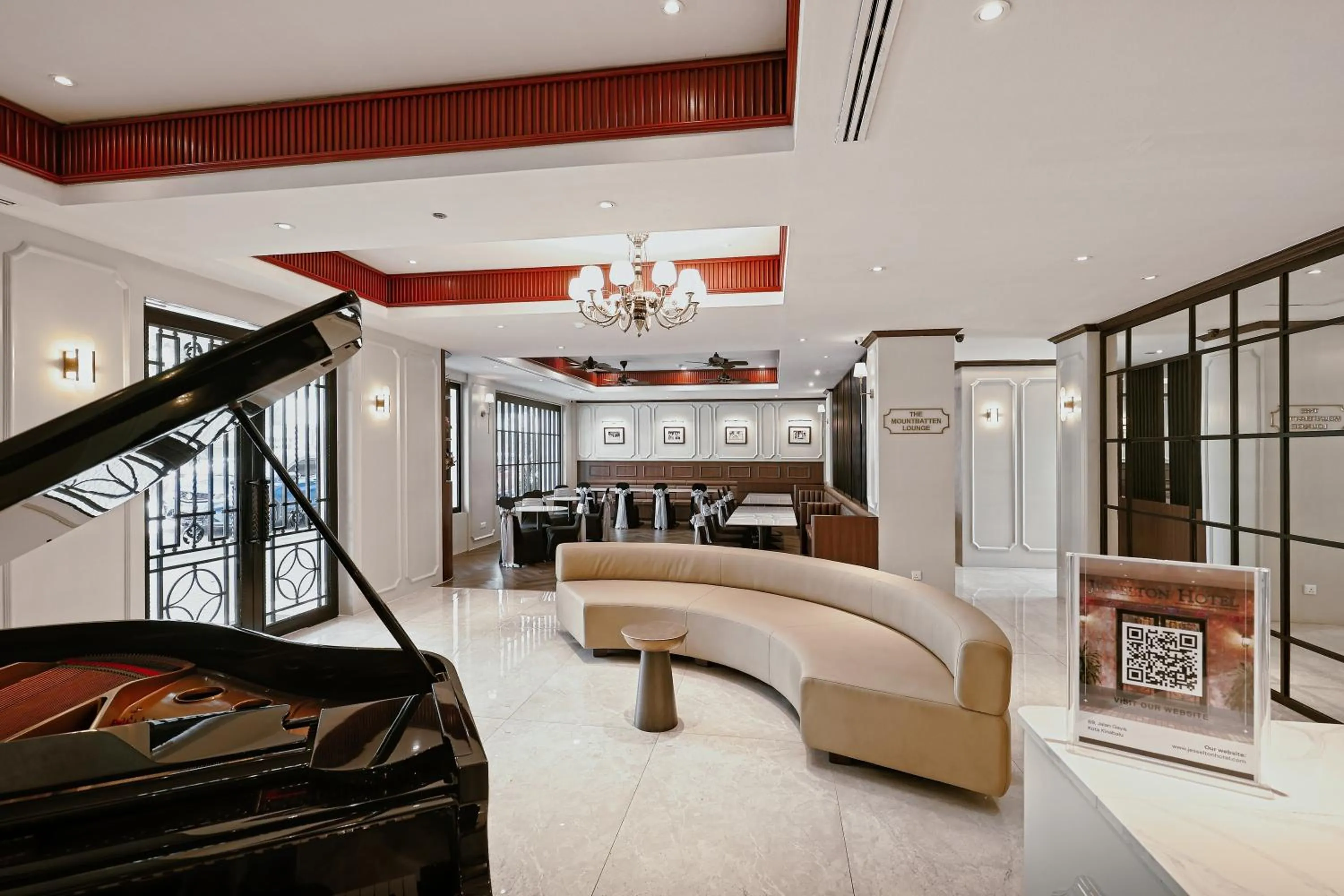 Lobby or reception in The Jesselton Hotel