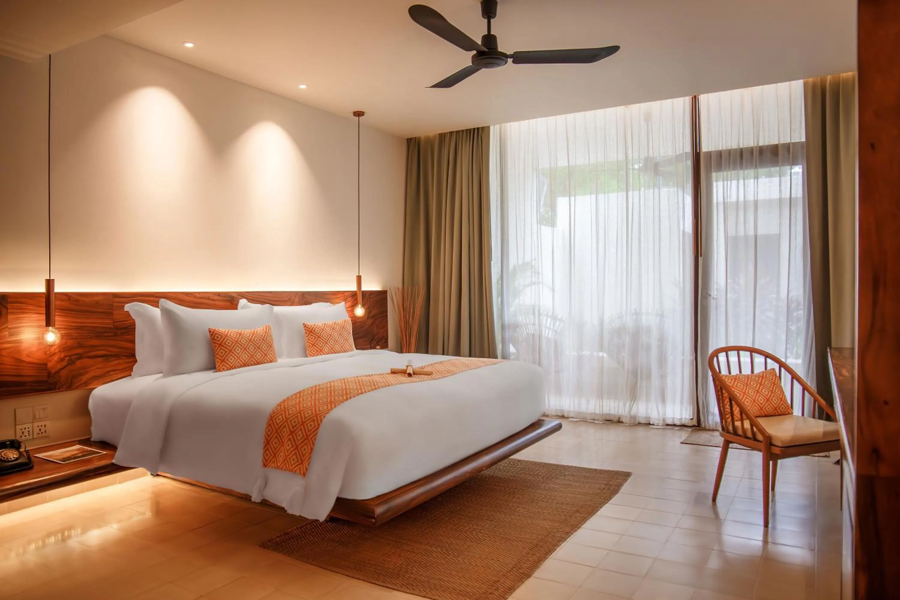 Bedroom, Bed in FCC Angkor by Avani