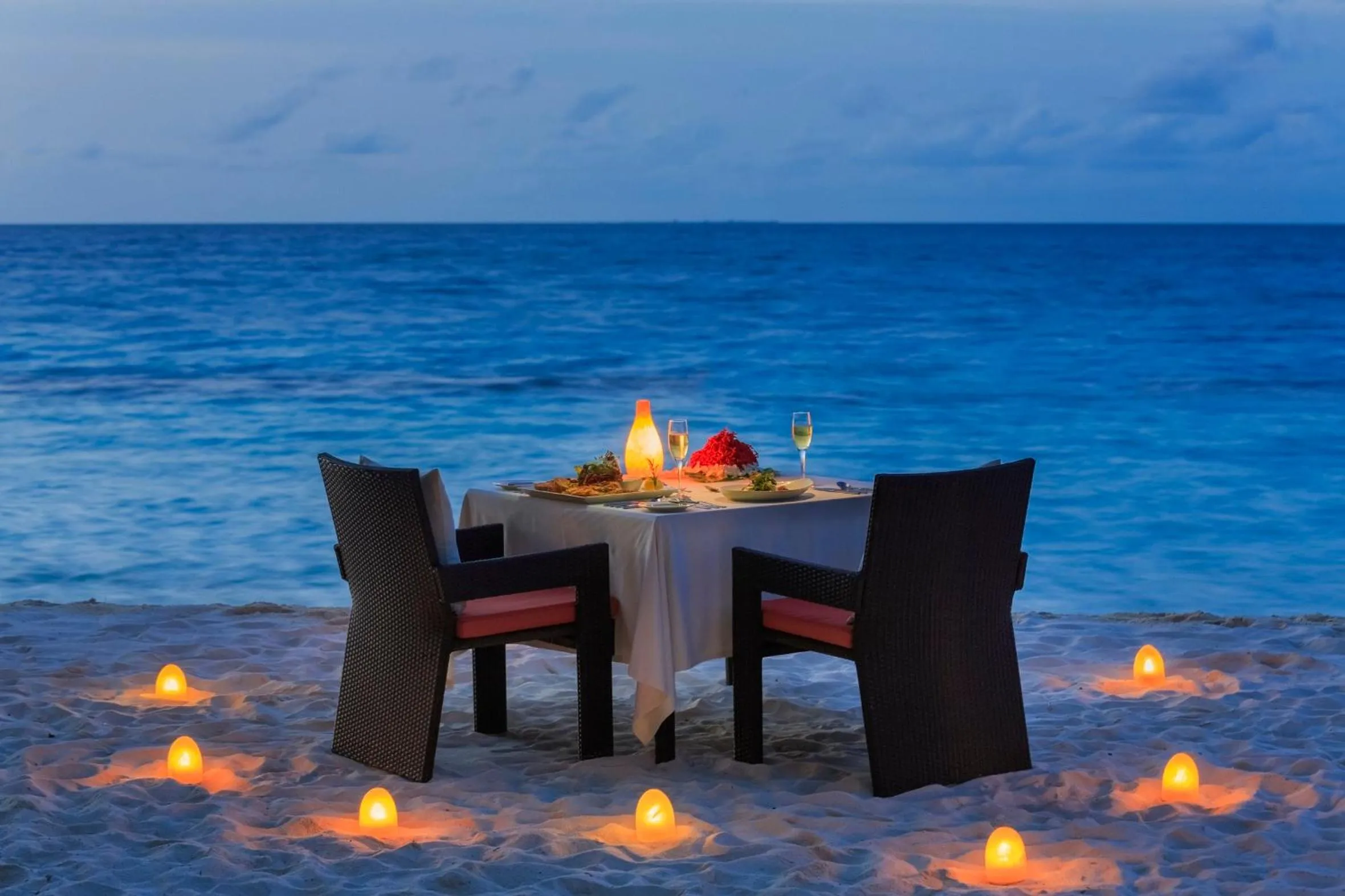 Beach in Kuramathi Maldives