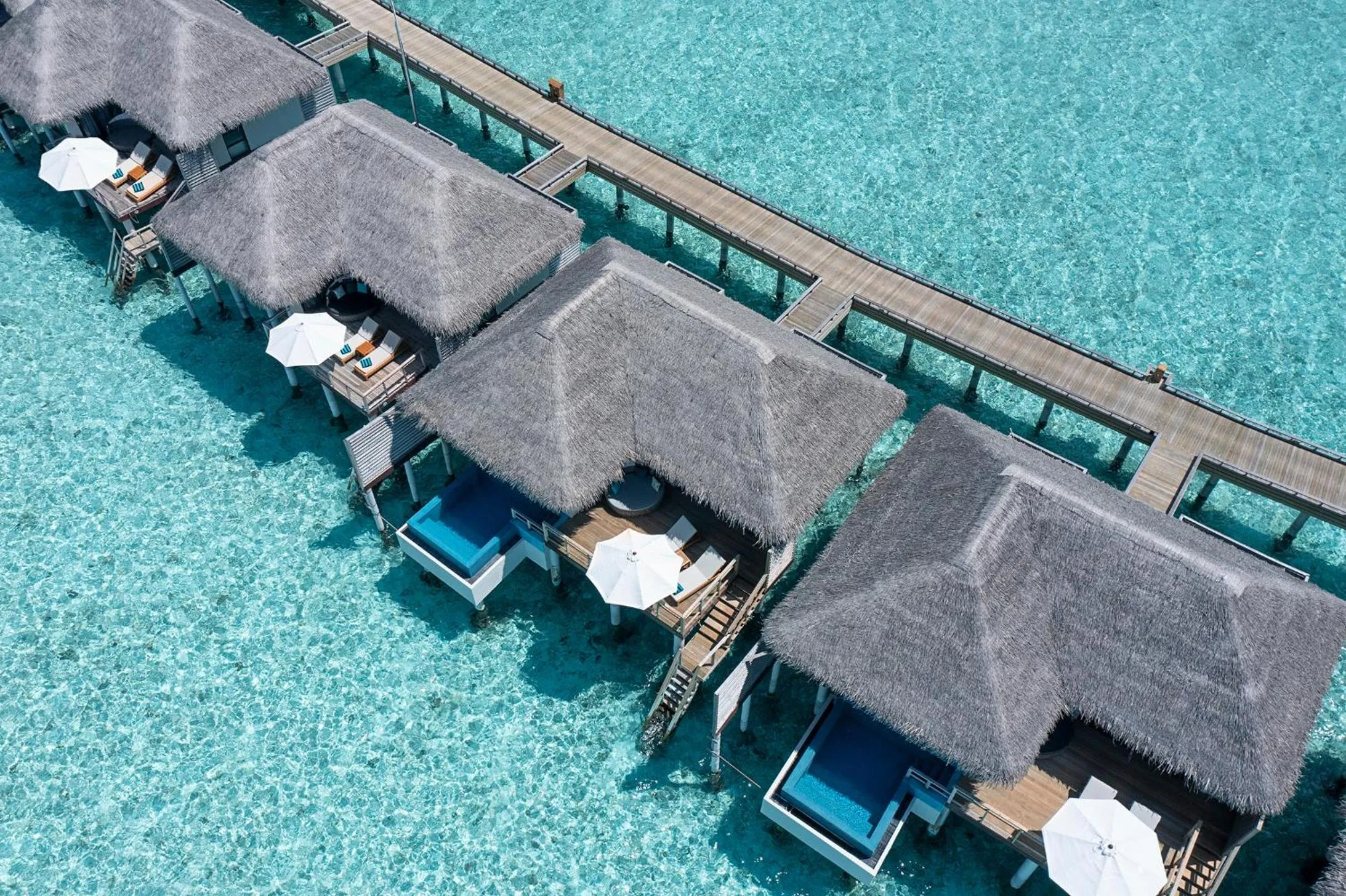 Pool view in Velassaru Maldives