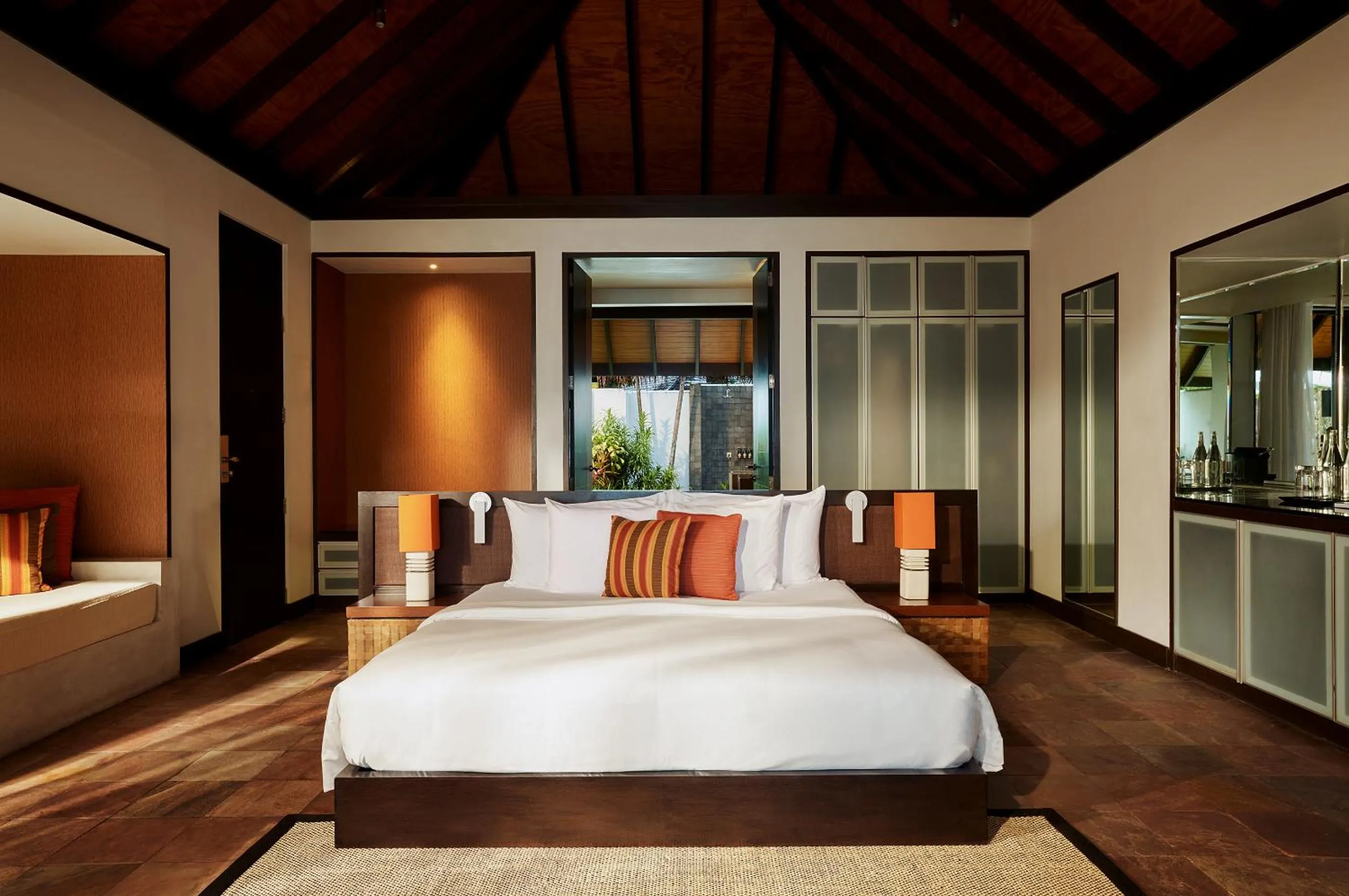 Bed in Velassaru Maldives