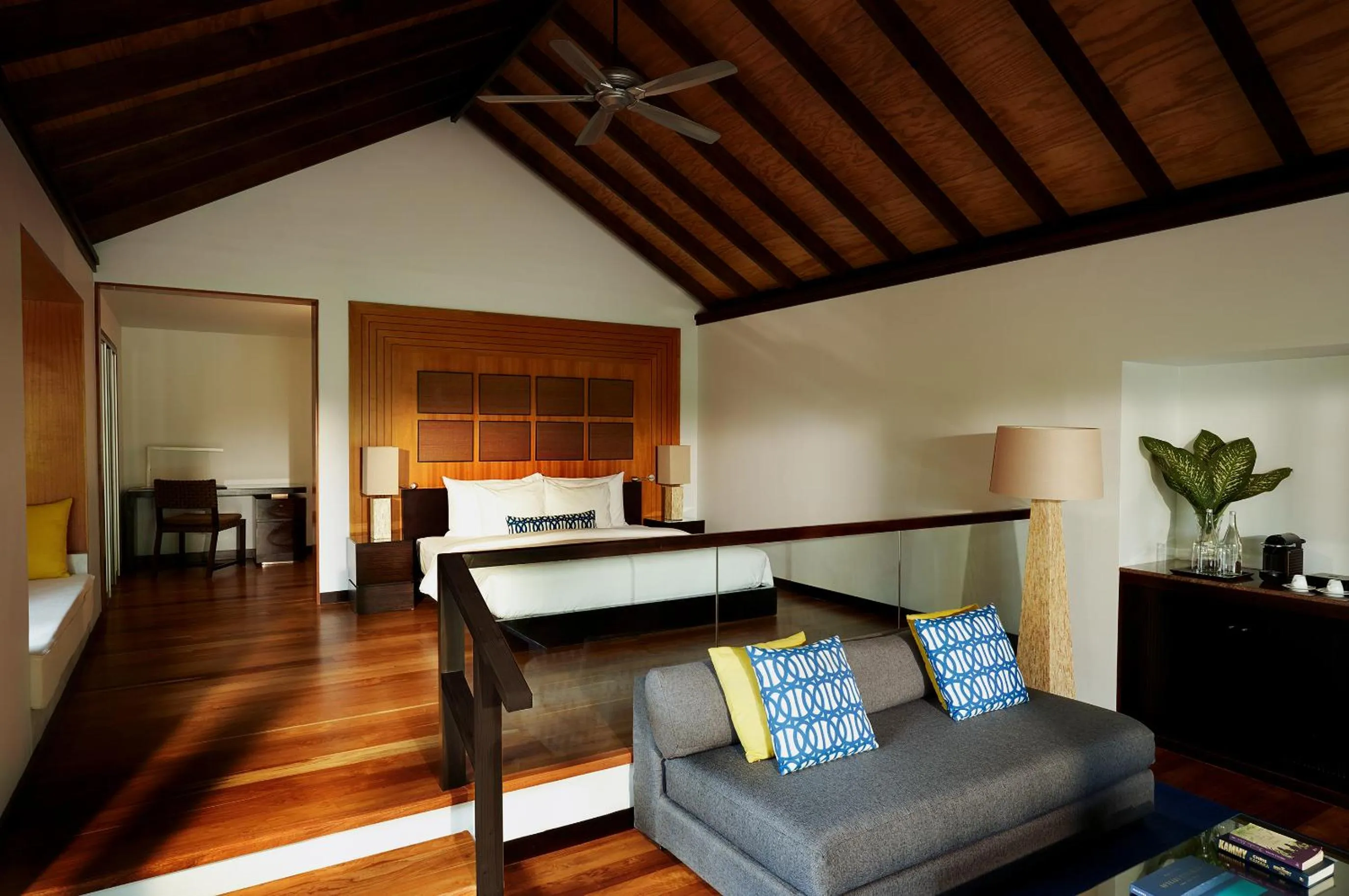 Bed in Velassaru Maldives