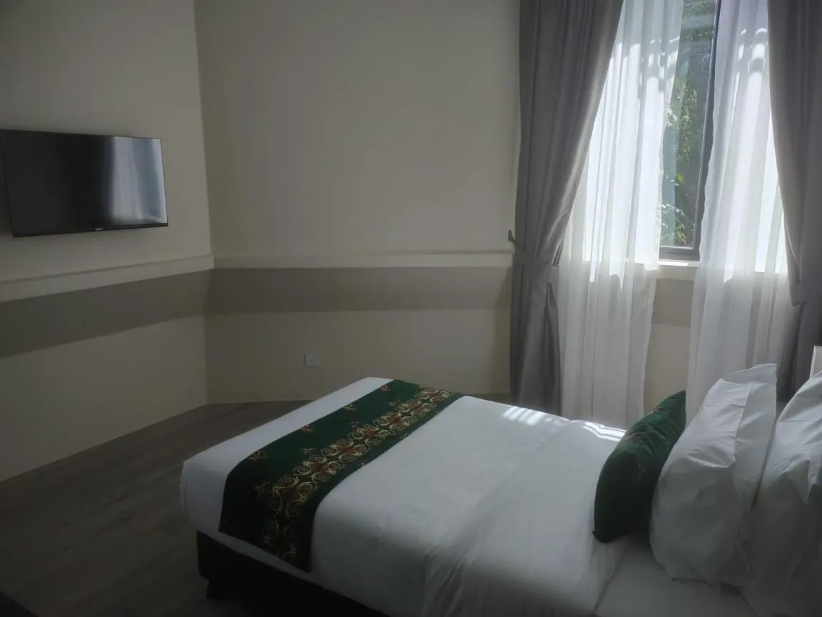 Bed in Telang Usan Hotel Kuching