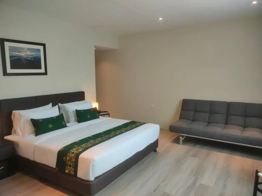 Bed in Telang Usan Hotel Kuching