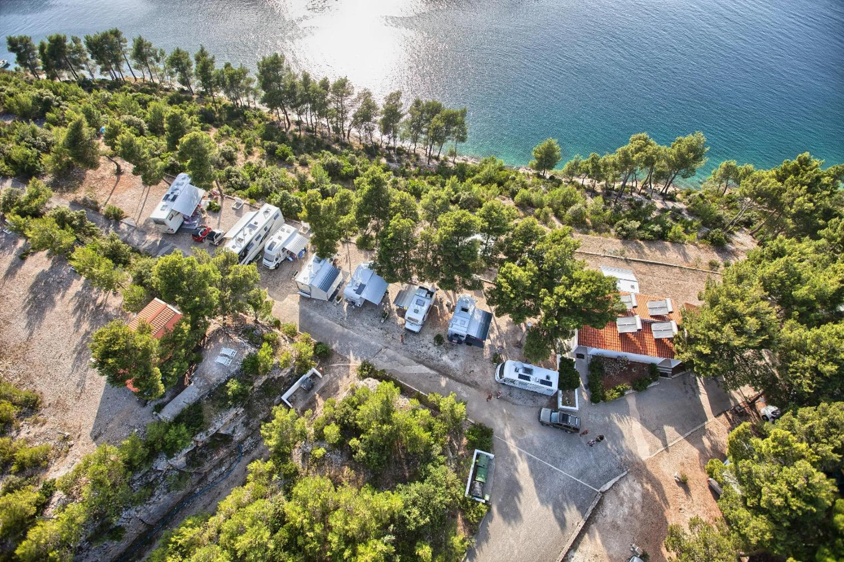 Bird's eye view in Kamp Vira Mobile Homes