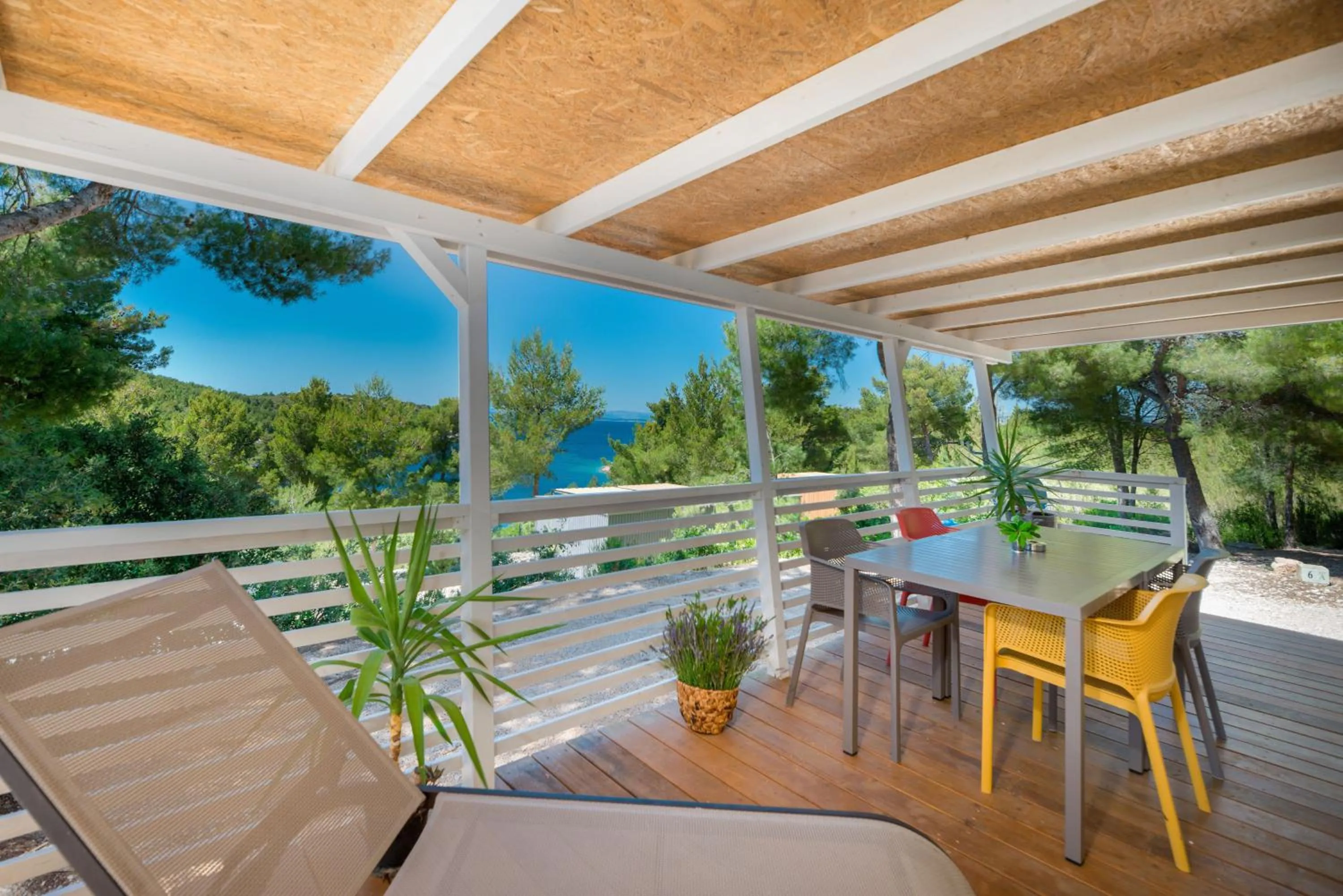 Balcony/Terrace in Kamp Vira Mobile Homes