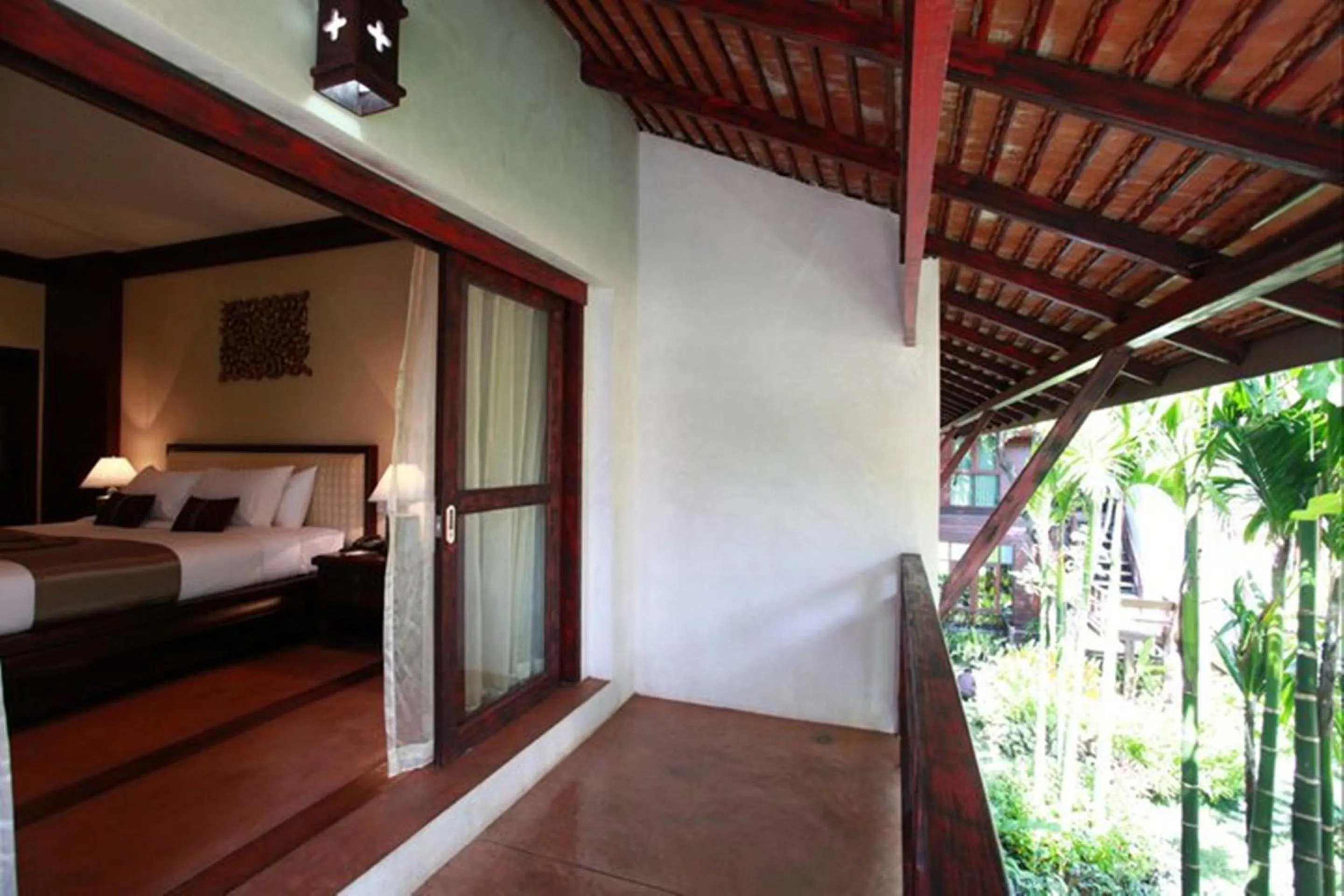 Balcony/Terrace, Bed in The Rim Chiang Mai