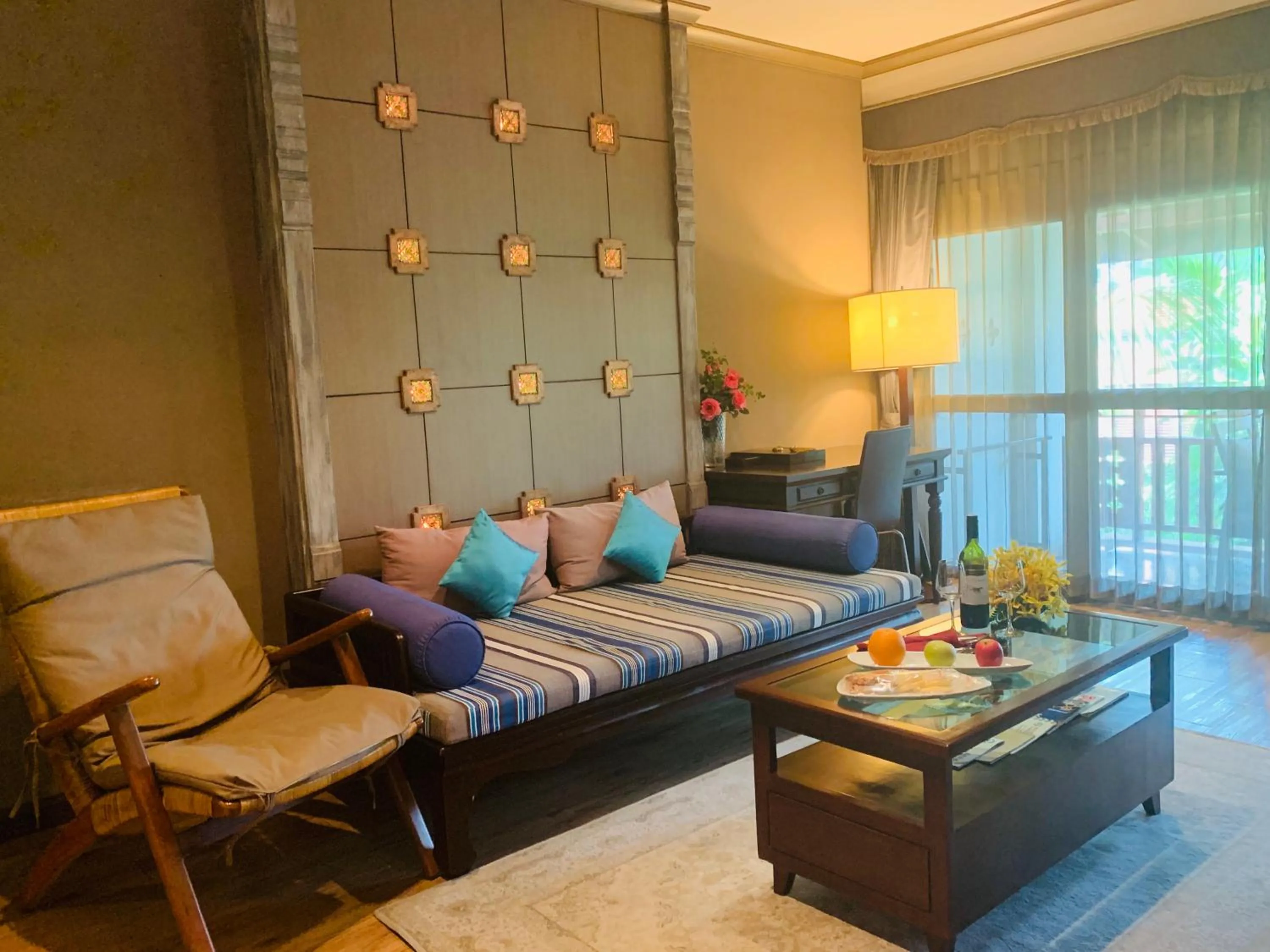 Living room in The Rim Chiang Mai