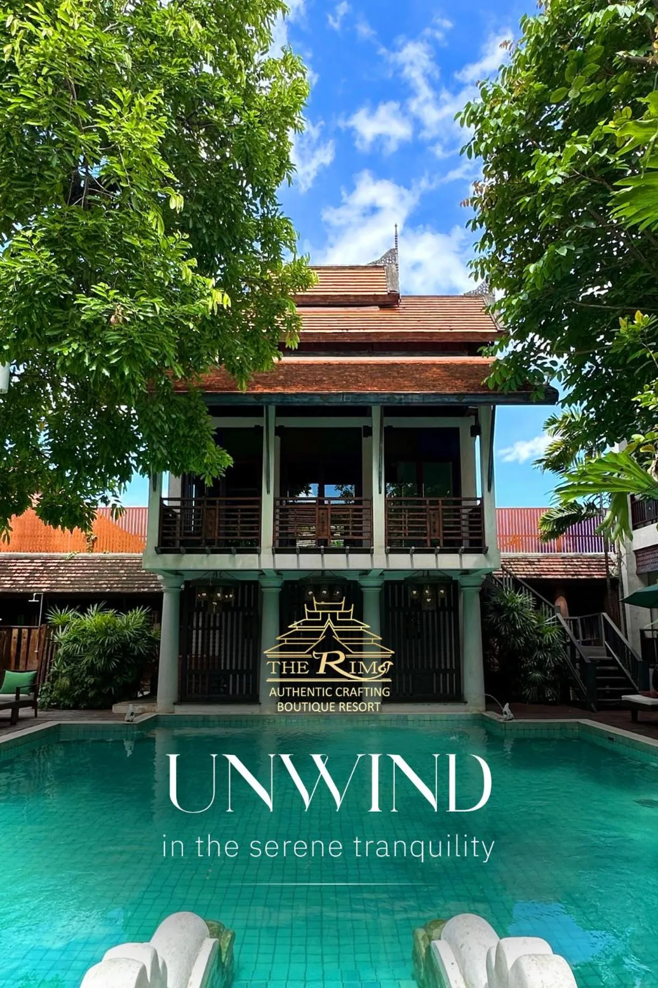 Swimming pool in The Rim Chiang Mai