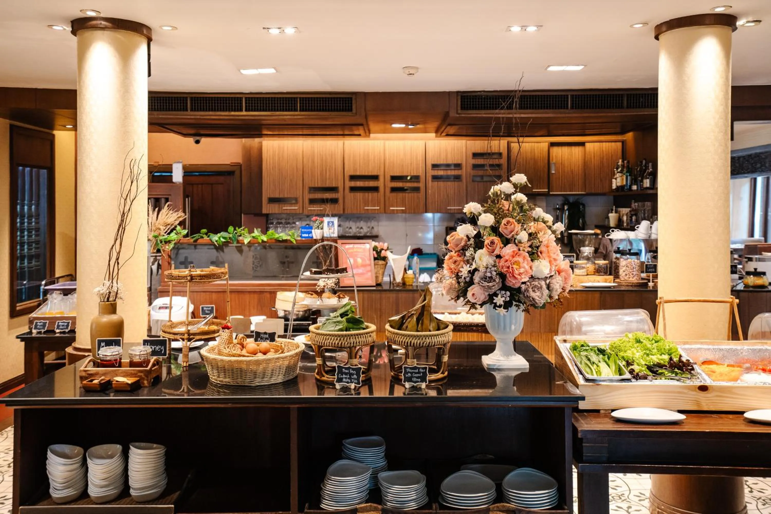 Continental breakfast in The Rim Chiang Mai