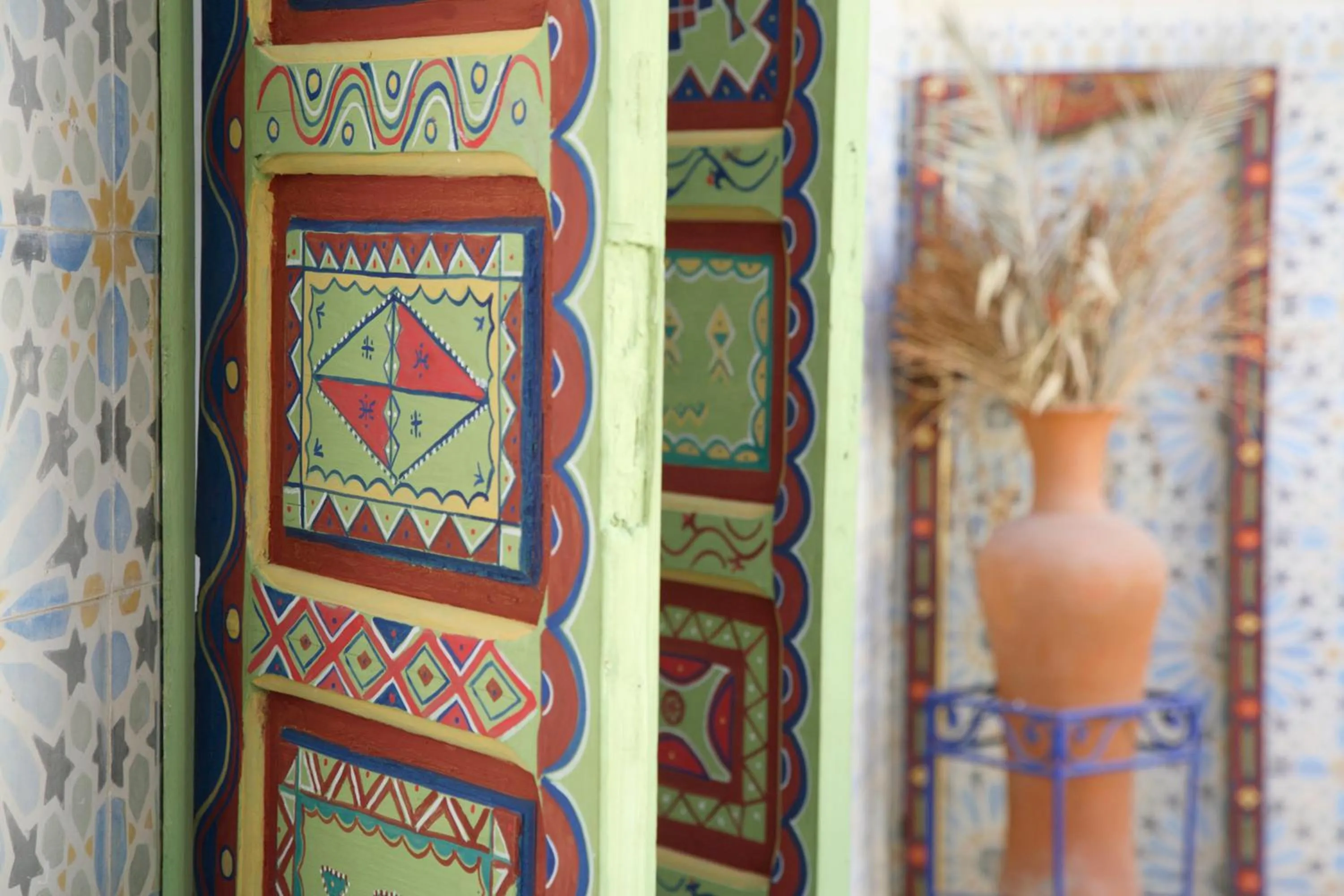 Decorative detail in Riad Zara