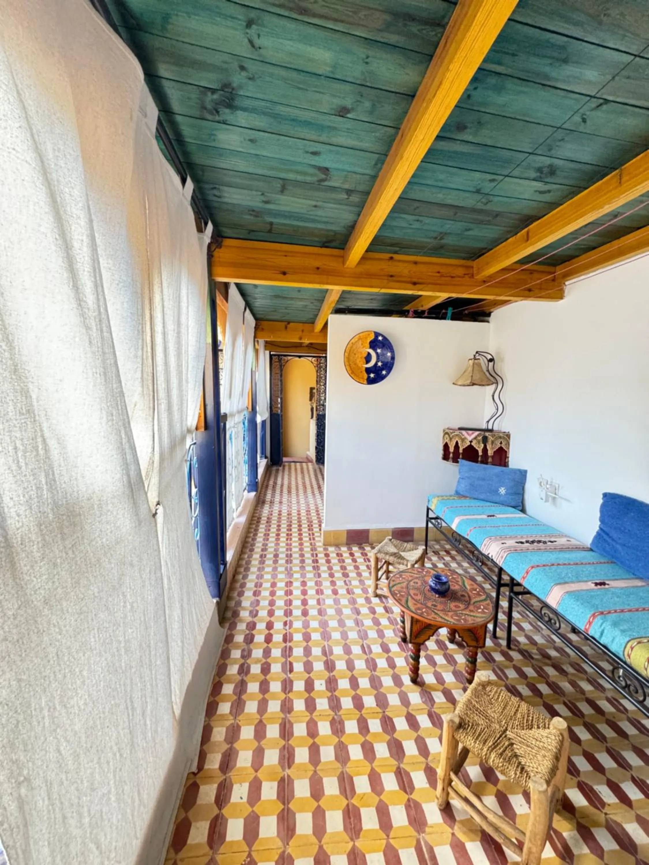 Seating area in Riad Zara