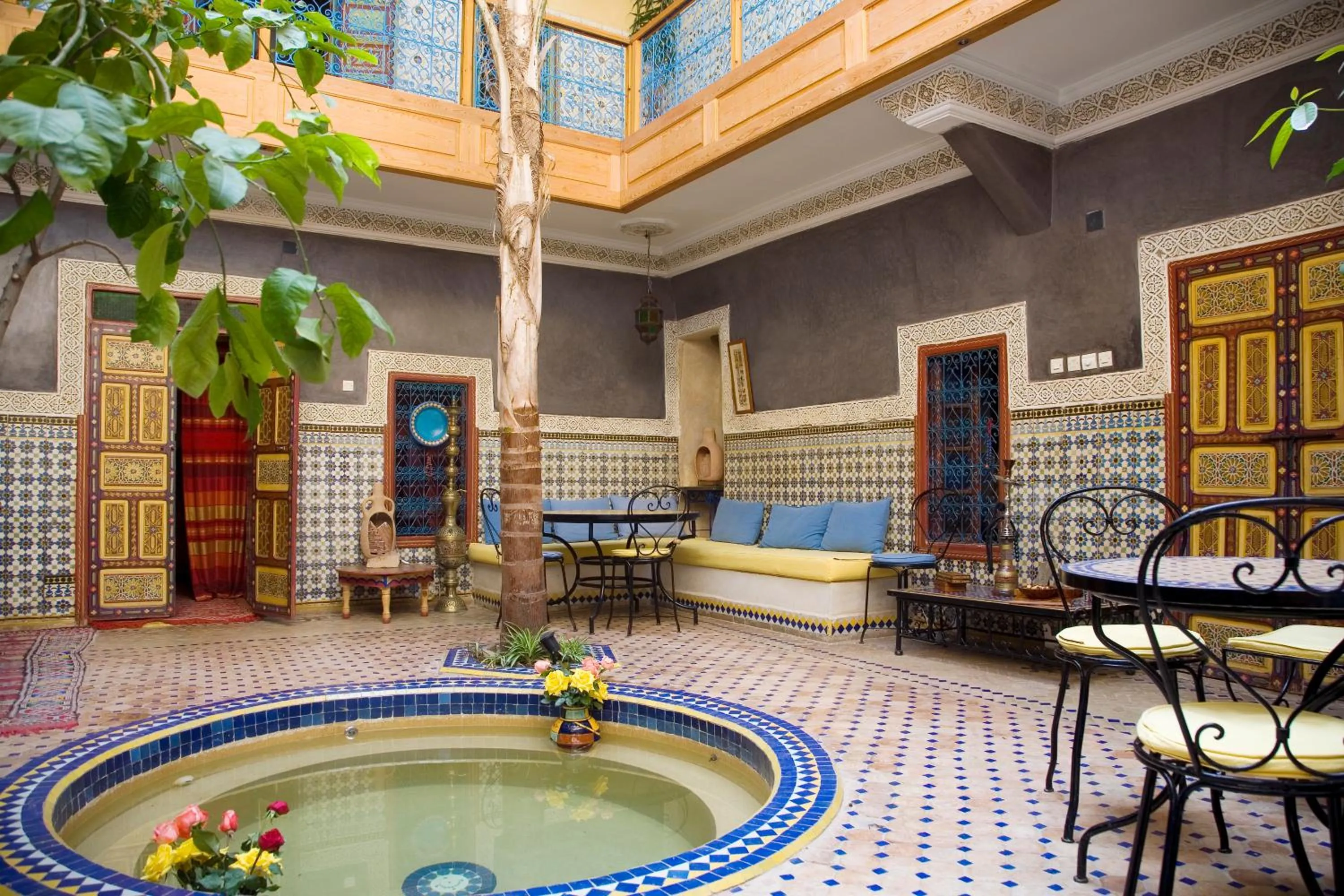 Patio in Riad Zara