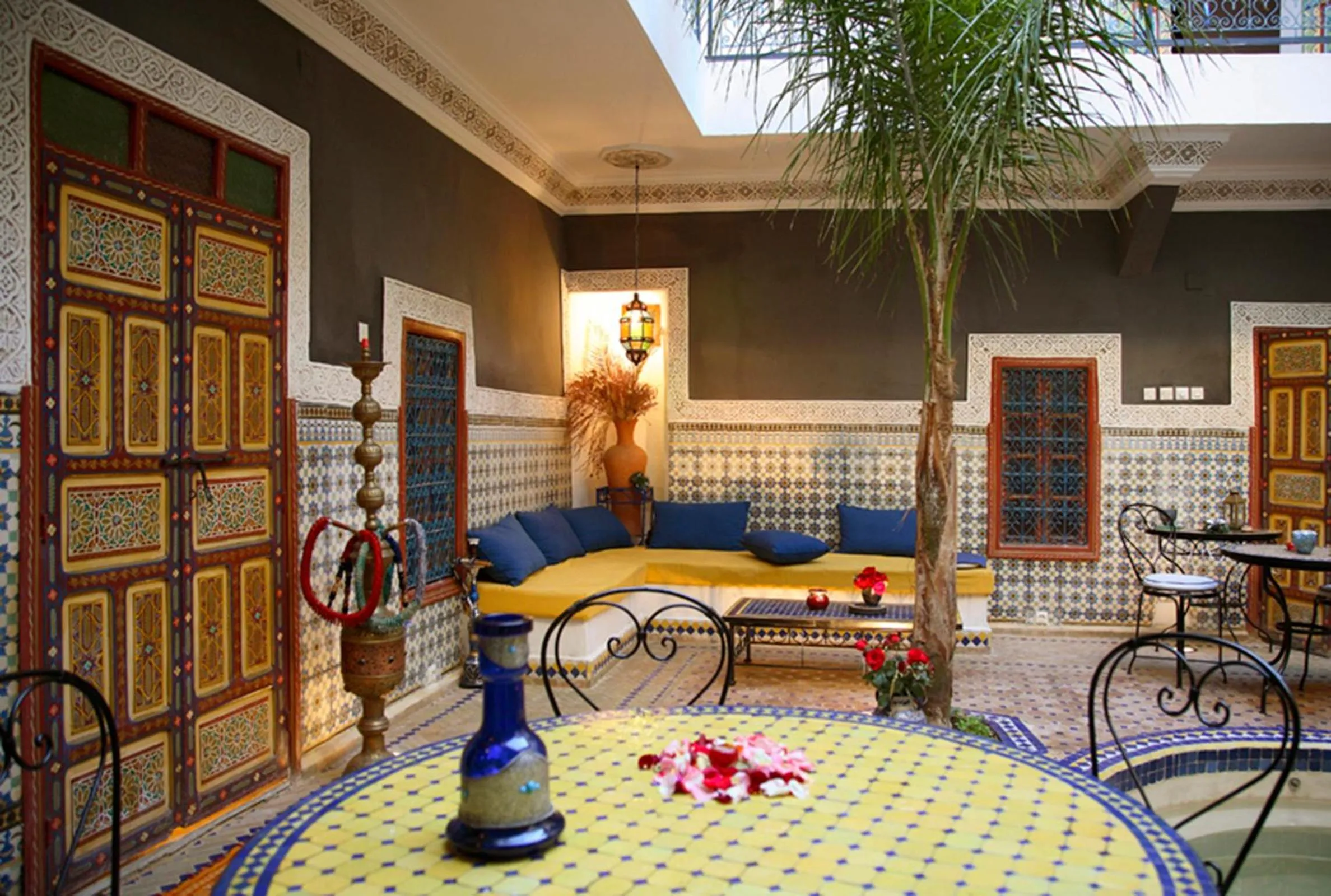 Patio in Riad Zara
